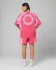 Loiter Subcultural Panel T-Shirt Pink sold by Culture Kings