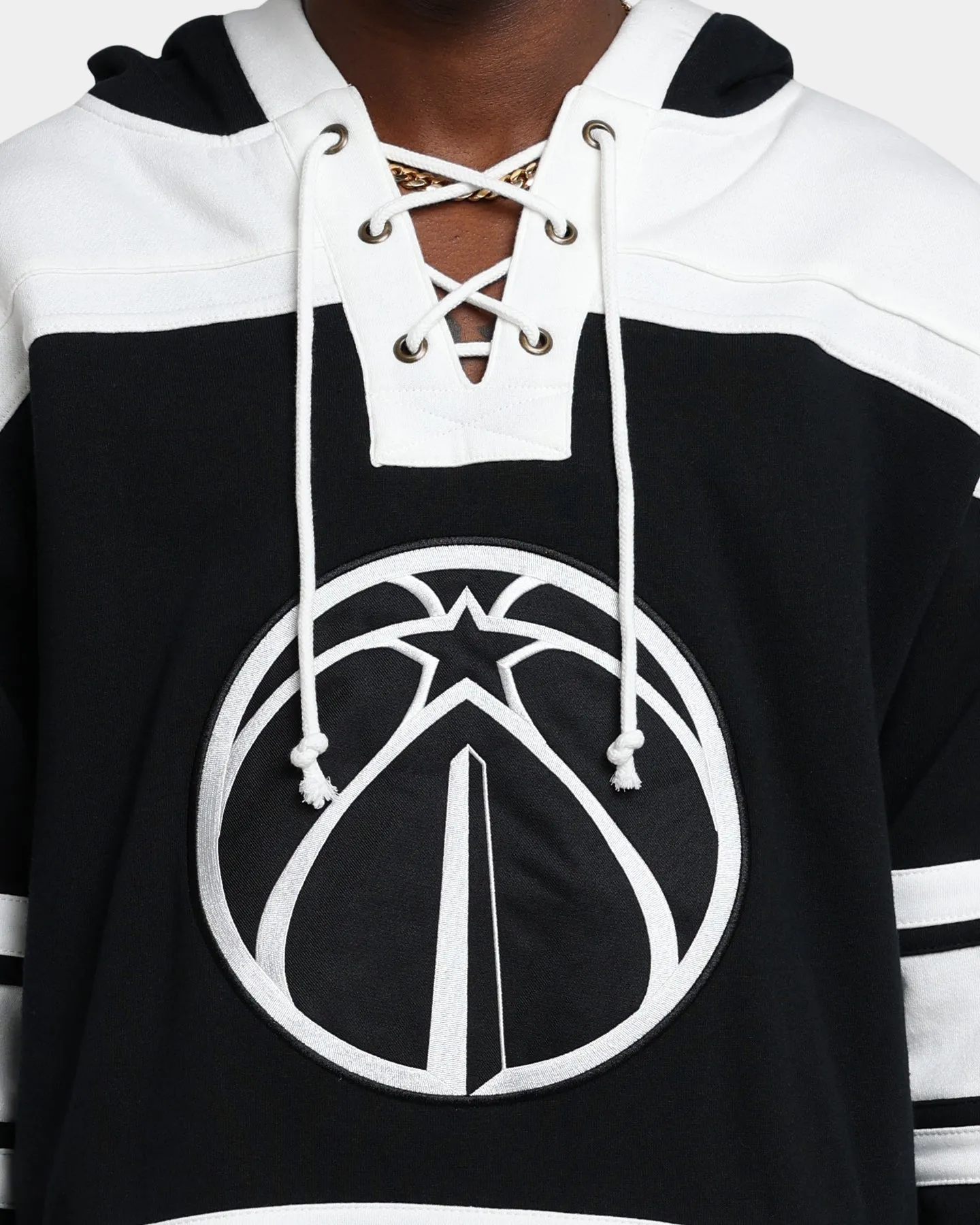 47 Brand Washington Wizards Superior Lacer Hoodie Jet Black sold by Culture Kings product image thumbnail 3