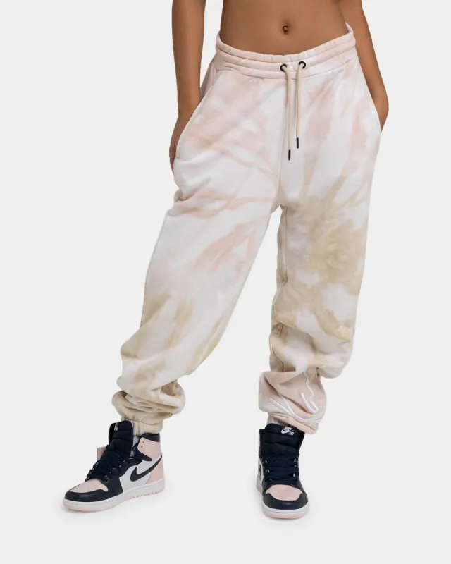 Karl Kani Signature Tie Dye Pants Light Sand made by Karl Kani