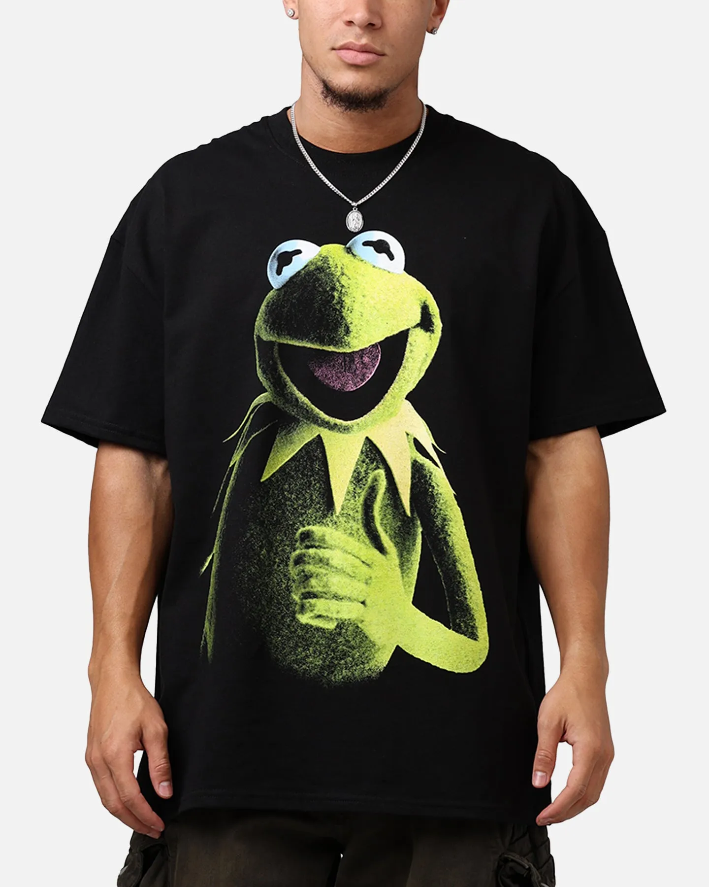American Thrift Disney The Muppets Kermit Heavyweight T-Shirt Black sold by Culture Kings