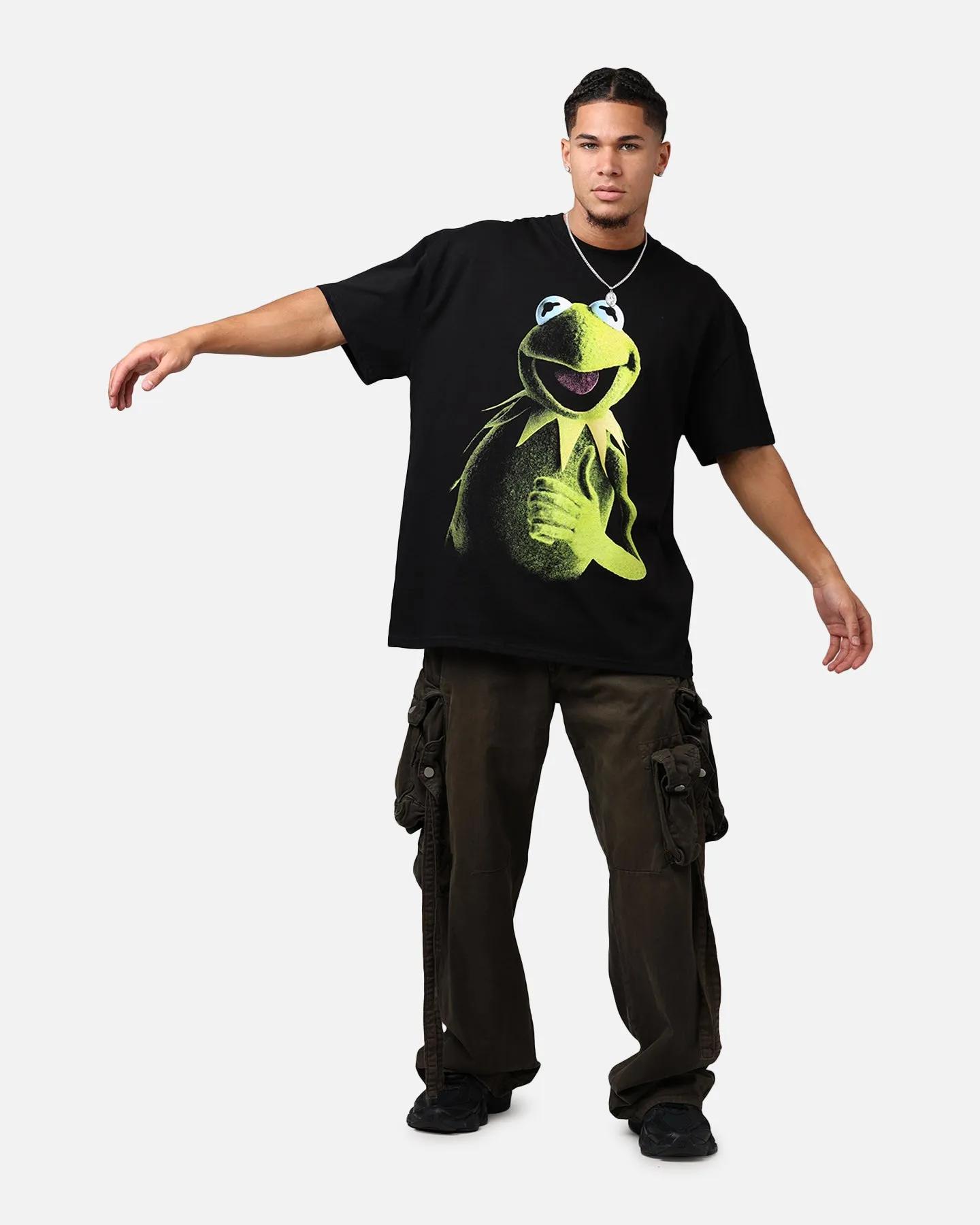American Thrift Disney The Muppets Kermit Heavyweight T-Shirt Black sold by Culture Kings product image thumbnail 3