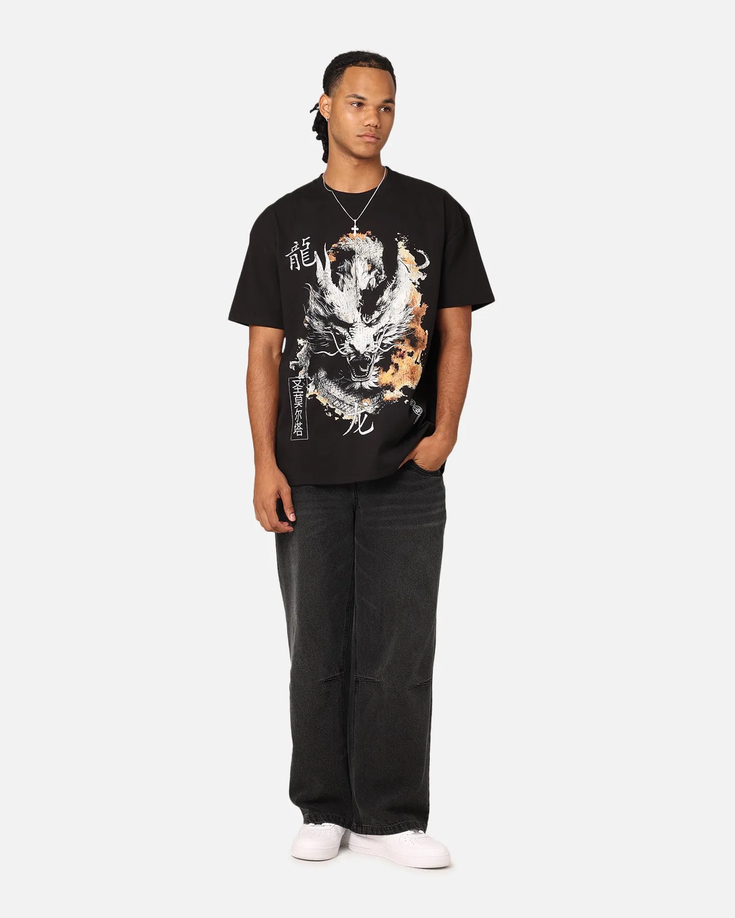 Saint Morta Azure Dragon T-Shirt Black sold by Culture Kings product image thumbnail 2