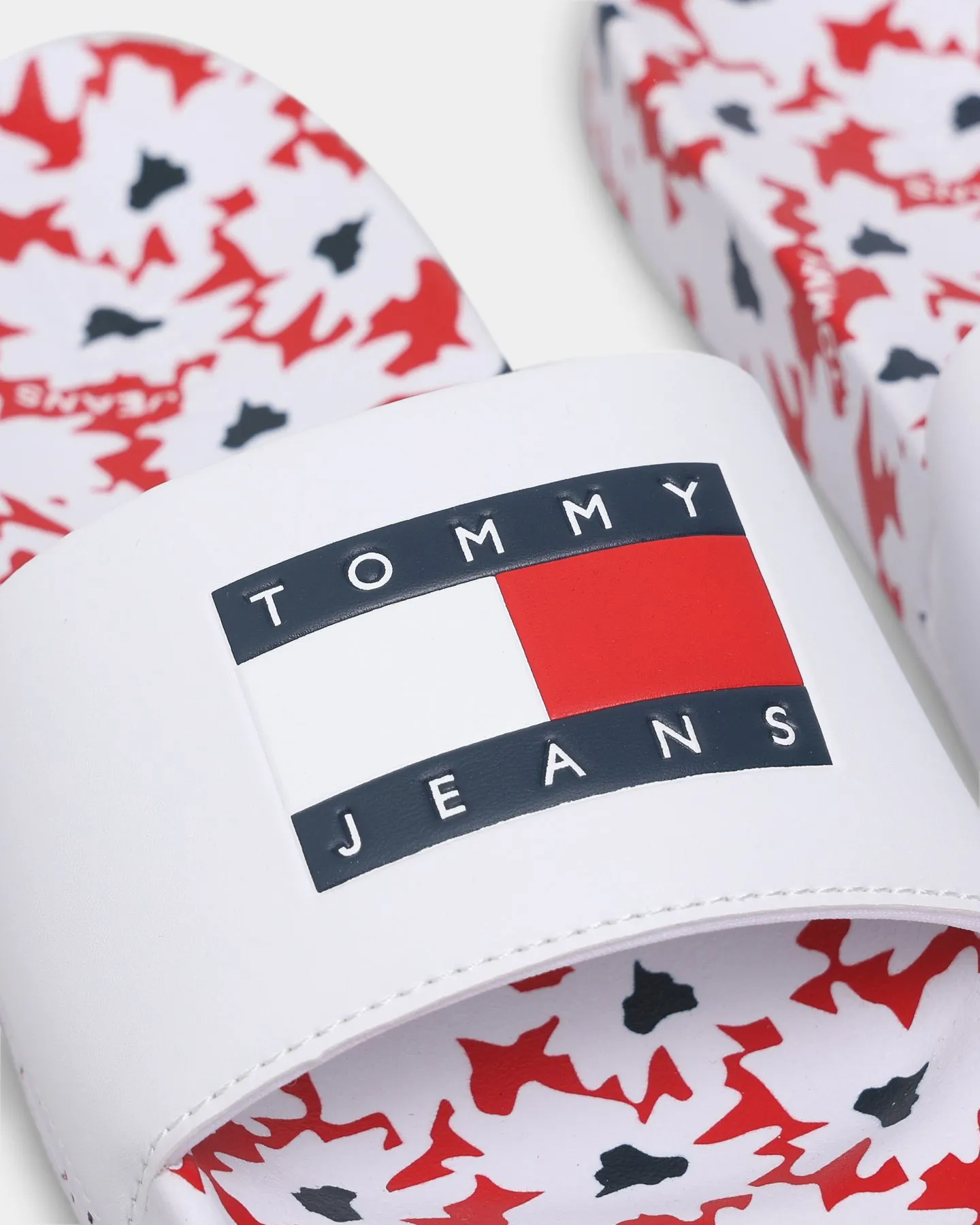 Tommy Jeans Women's Printed Pool Slides Red/White/Blue sold by Culture Kings product image thumbnail 3