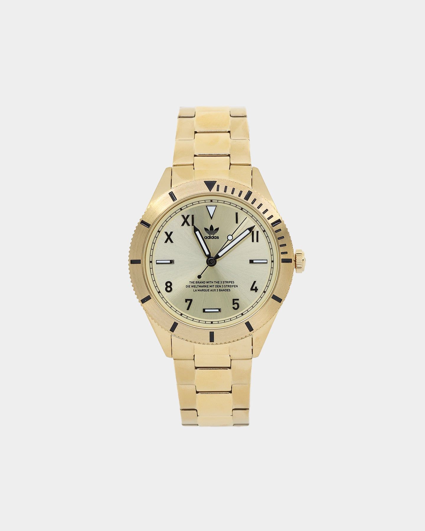 Adidas Edition Three 42MM Gold/Gold sold by Culture Kings