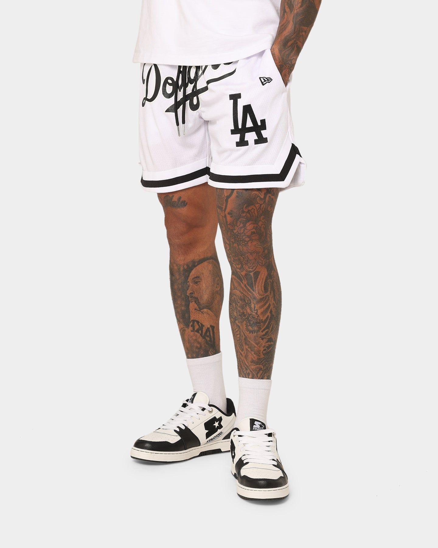 New Era Los Angeles Dodgers Mesh Shorts White sold by Culture Kings
