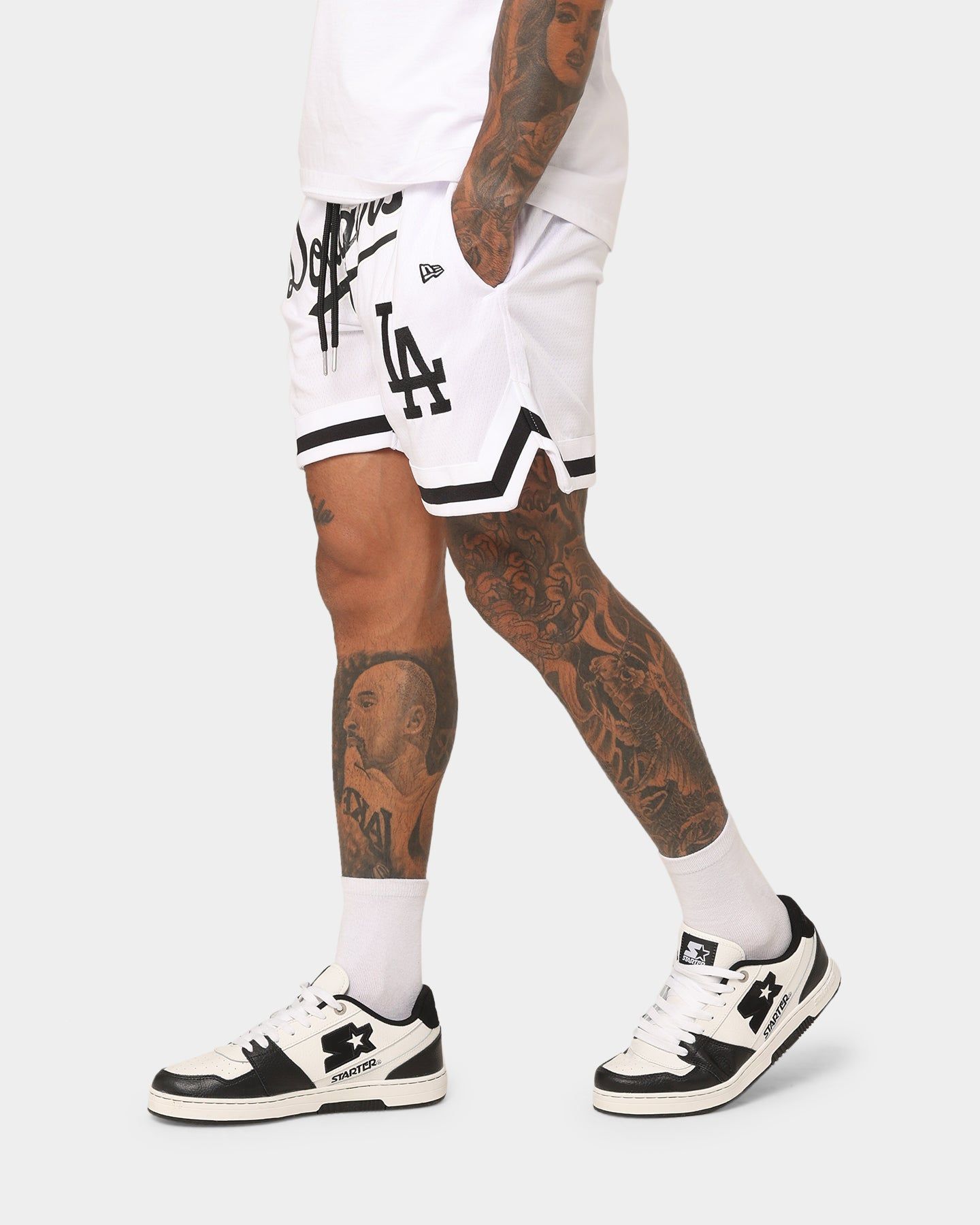 New Era Los Angeles Dodgers Mesh Shorts White sold by Culture Kings product image thumbnail 6