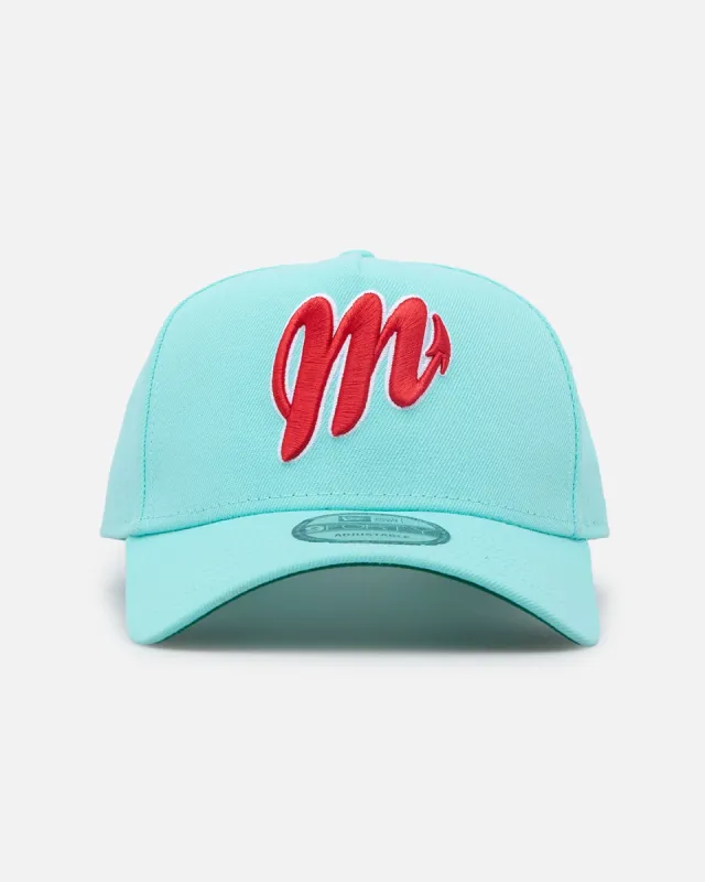 New Era Mexico Diablos "Liga Mexicana De Beisbol" 9FORTY Snapback Turquoise sold by Culture Kings