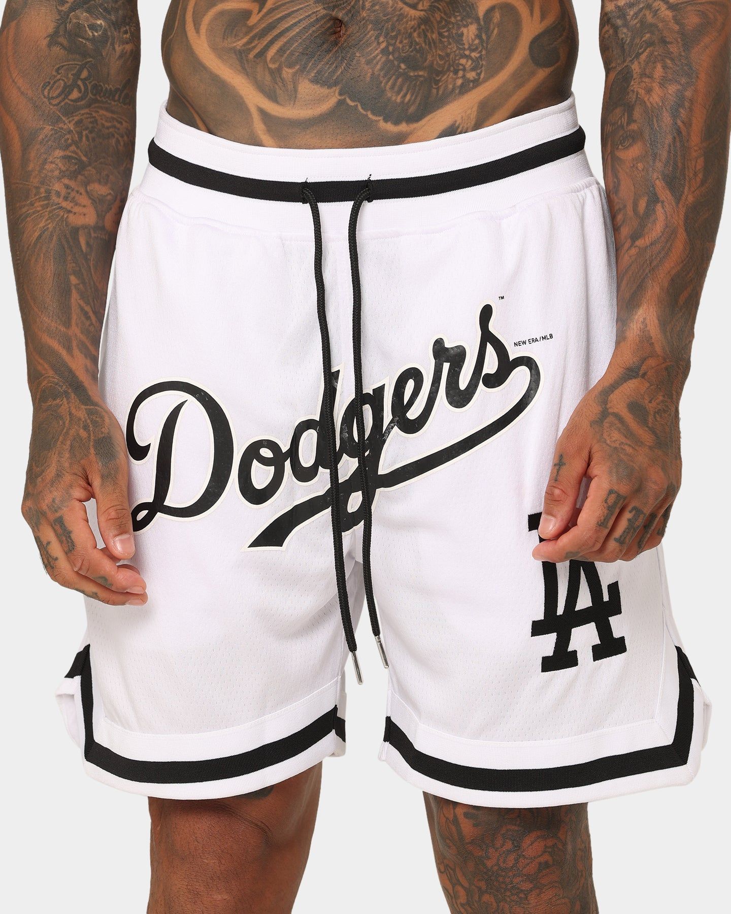 New Era Los Angeles Dodgers Mesh Shorts White sold by Culture Kings product image thumbnail 7