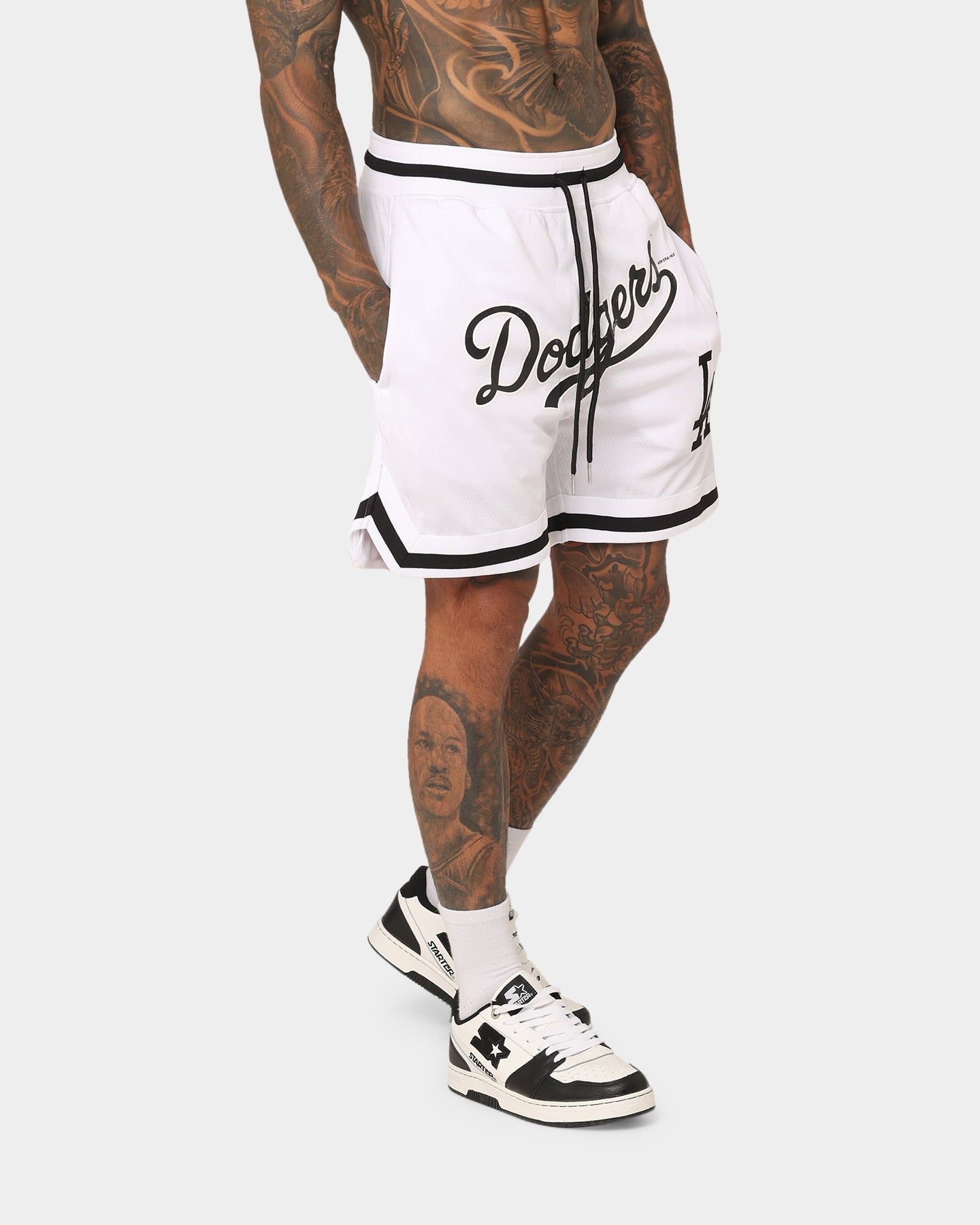 New Era Los Angeles Dodgers Mesh Shorts White sold by Culture Kings product image thumbnail 5