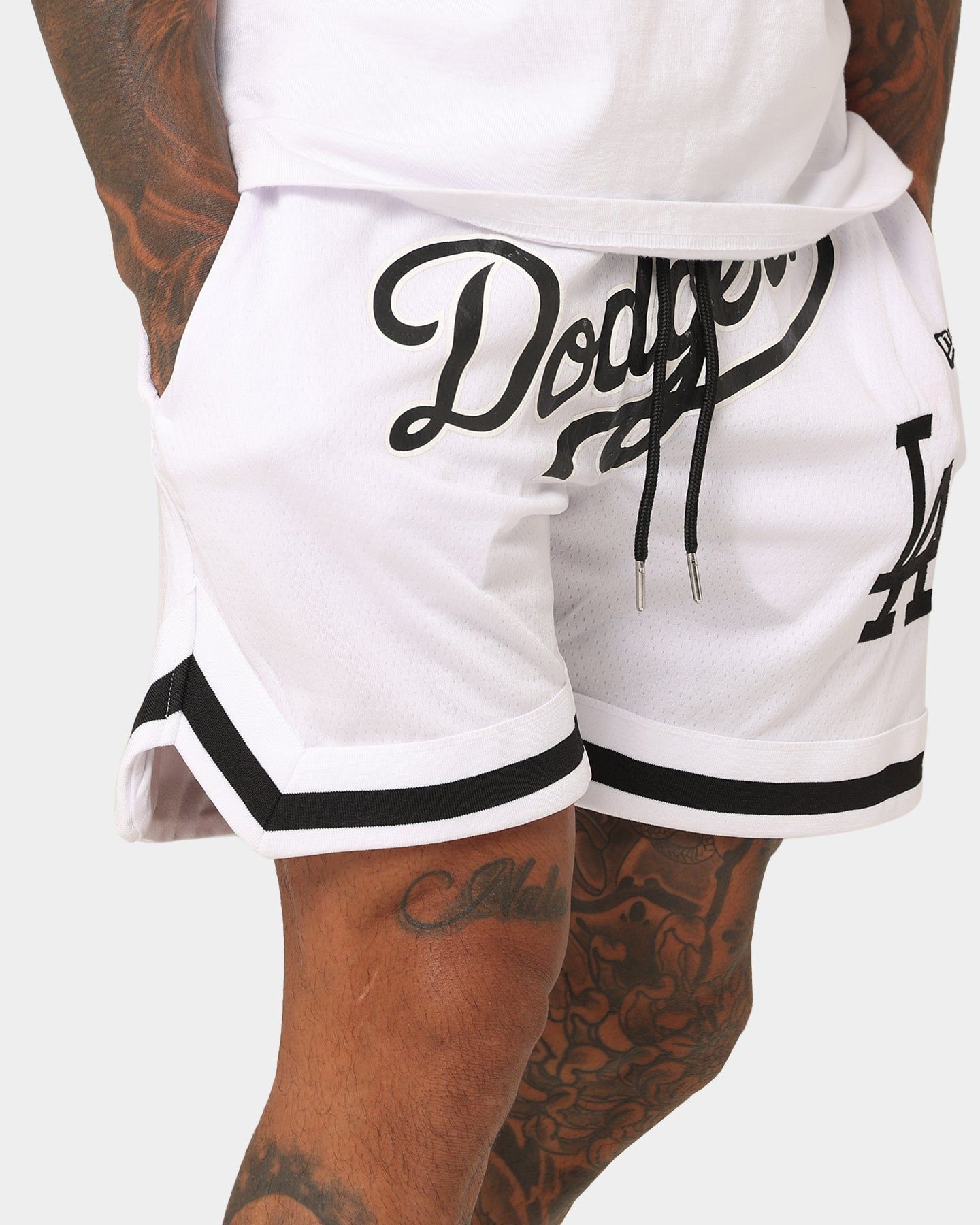 New Era Los Angeles Dodgers Mesh Shorts White sold by Culture Kings product image thumbnail 3