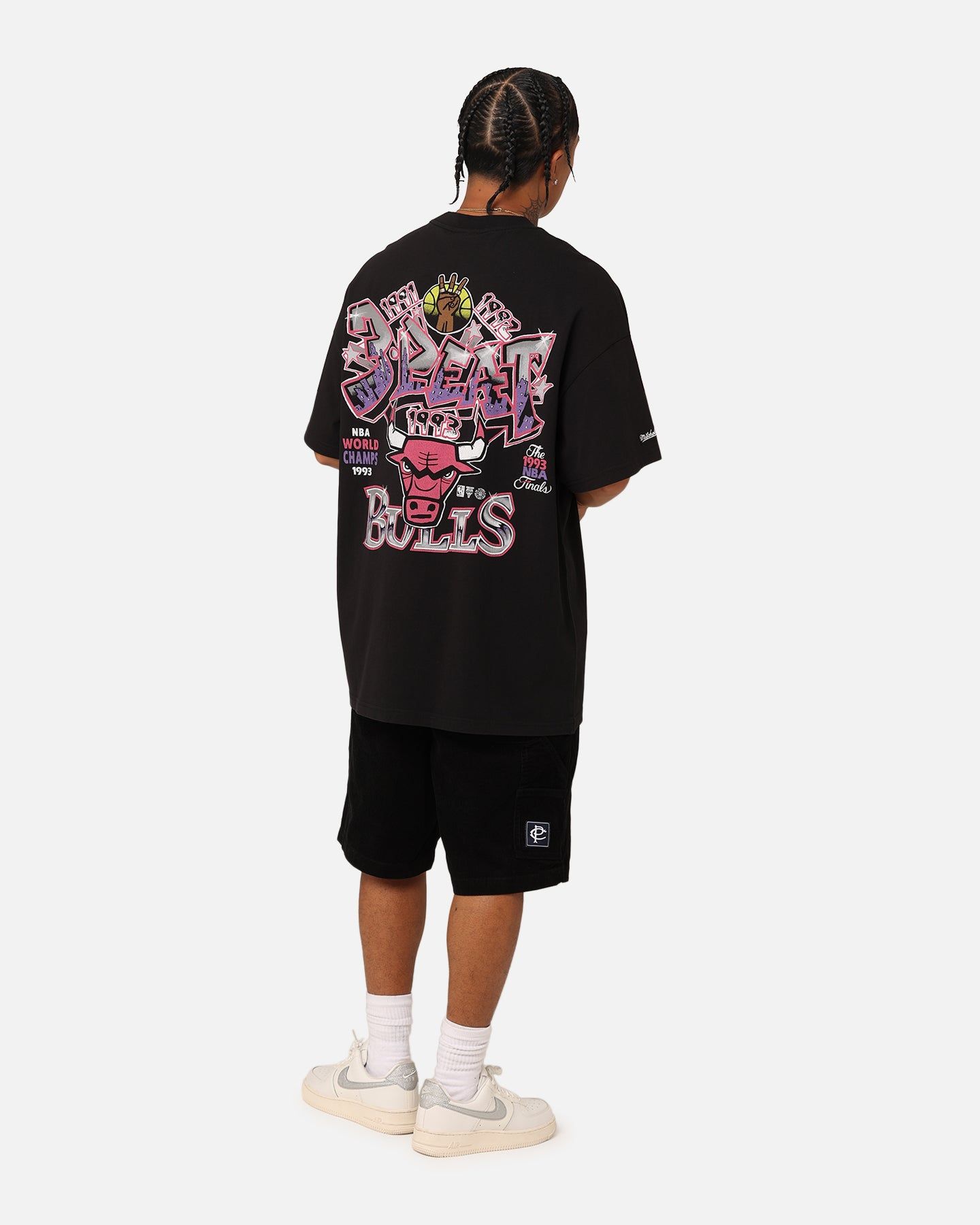 Mitchell & Ness Chicago Bulls Grafitti T-Shirt Black sold by Culture Kings product image thumbnail 3
