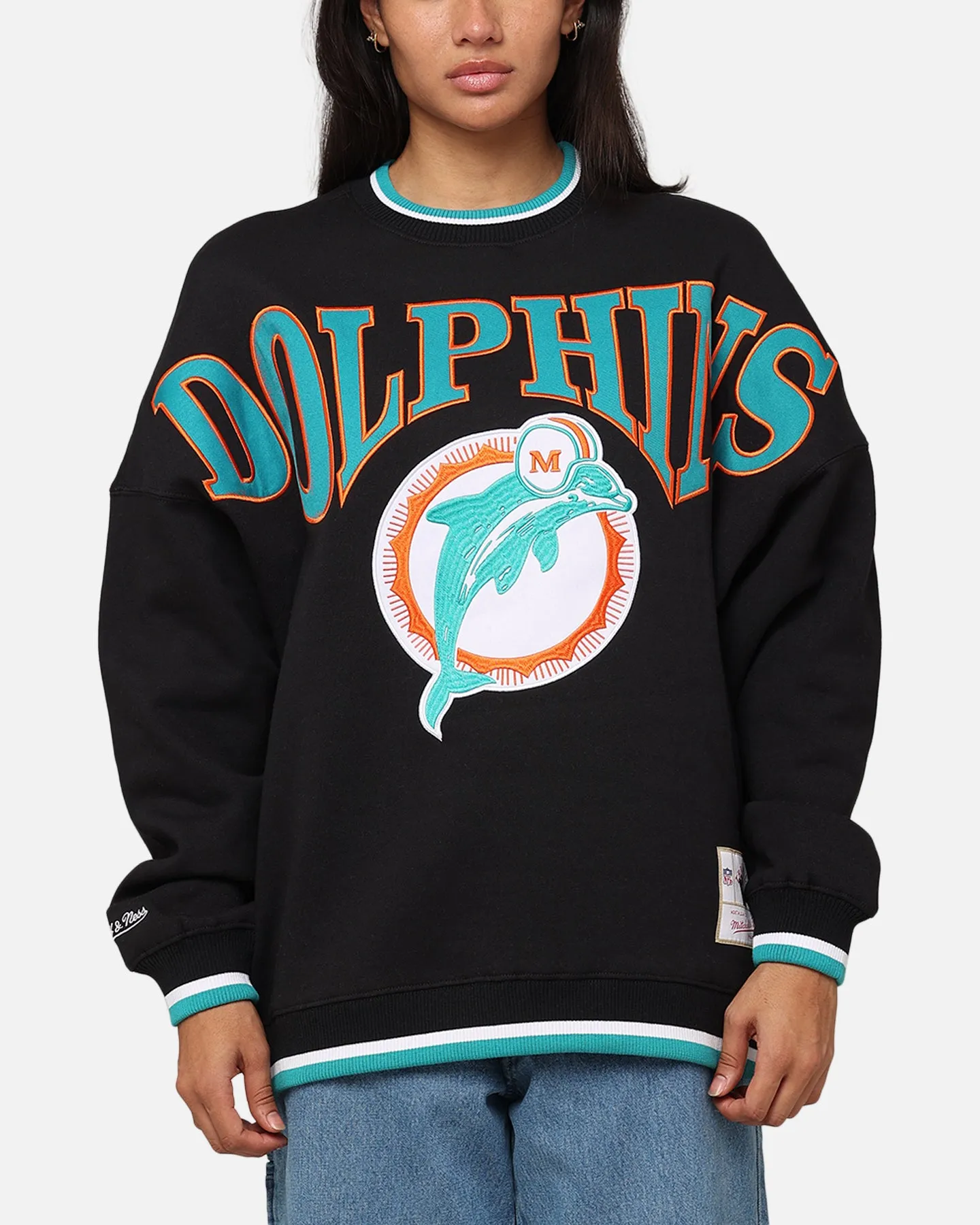 Mitchell & Ness Miami Dolphins Shooting Crew Black sold by Culture Kings