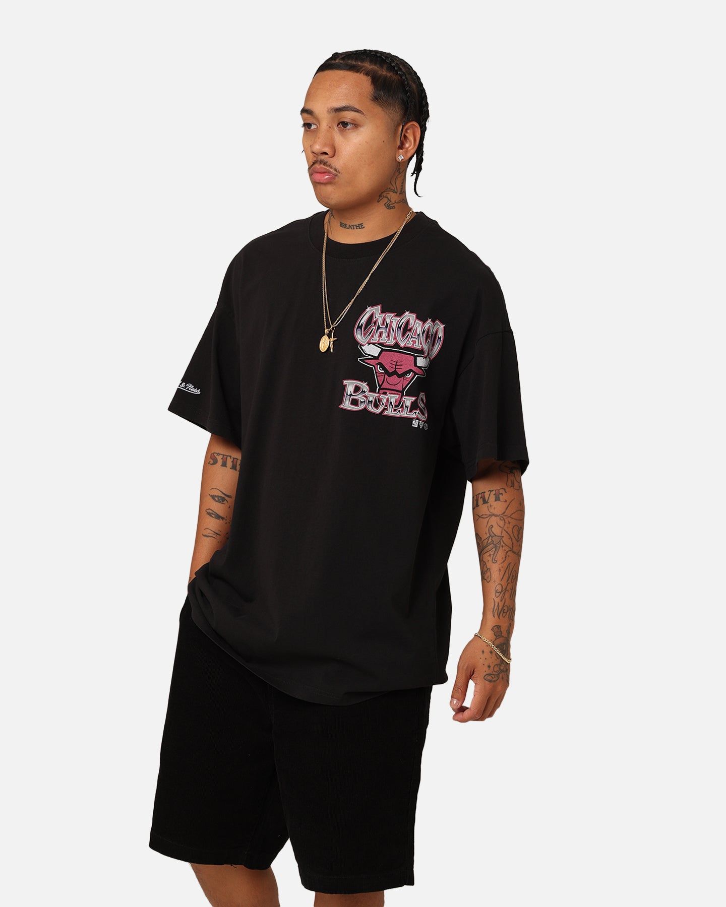 Mitchell & Ness Chicago Bulls Grafitti T-Shirt Black sold by Culture Kings product image thumbnail 2