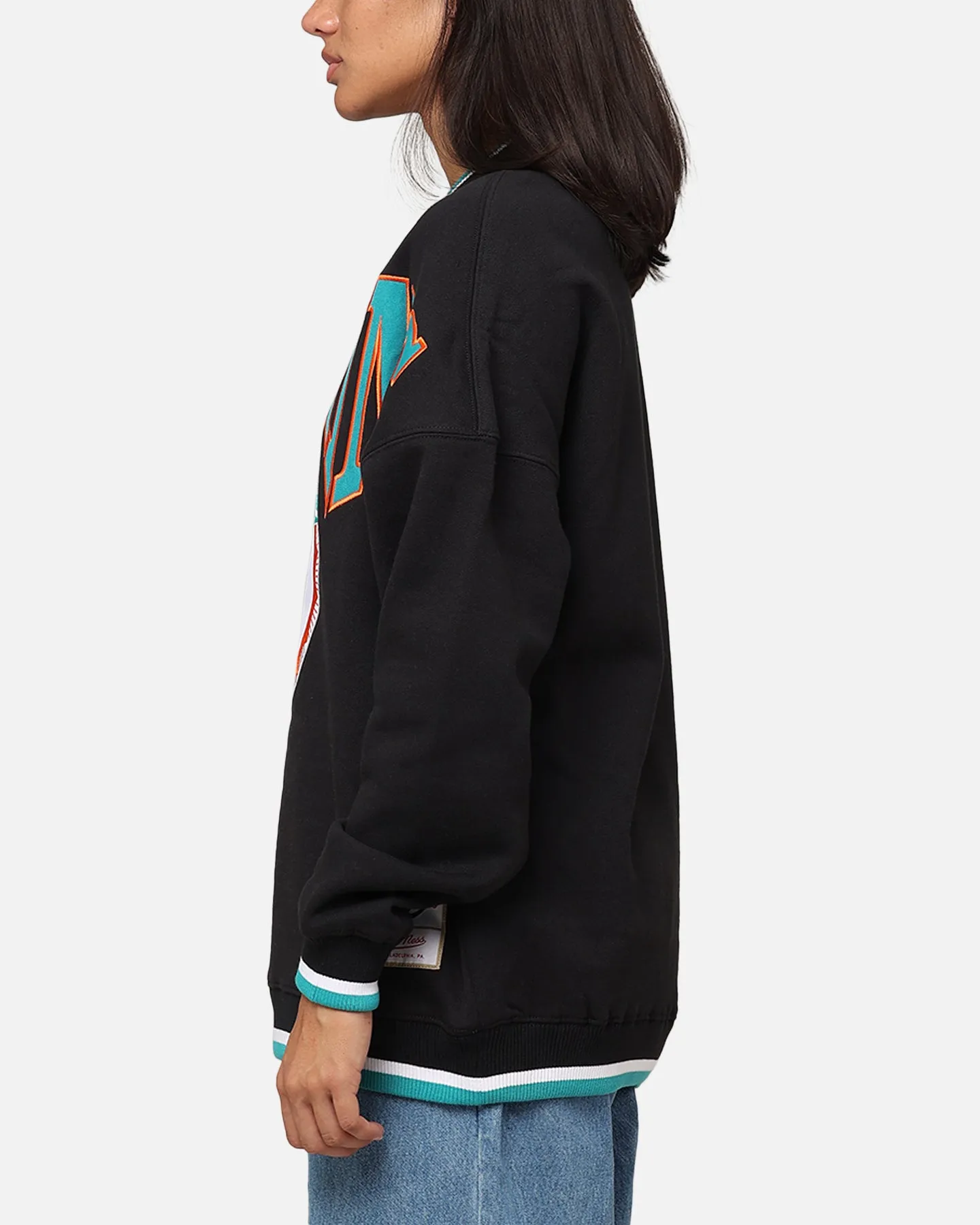 Mitchell & Ness Miami Dolphins Shooting Crew Black sold by Culture Kings product image thumbnail 5
