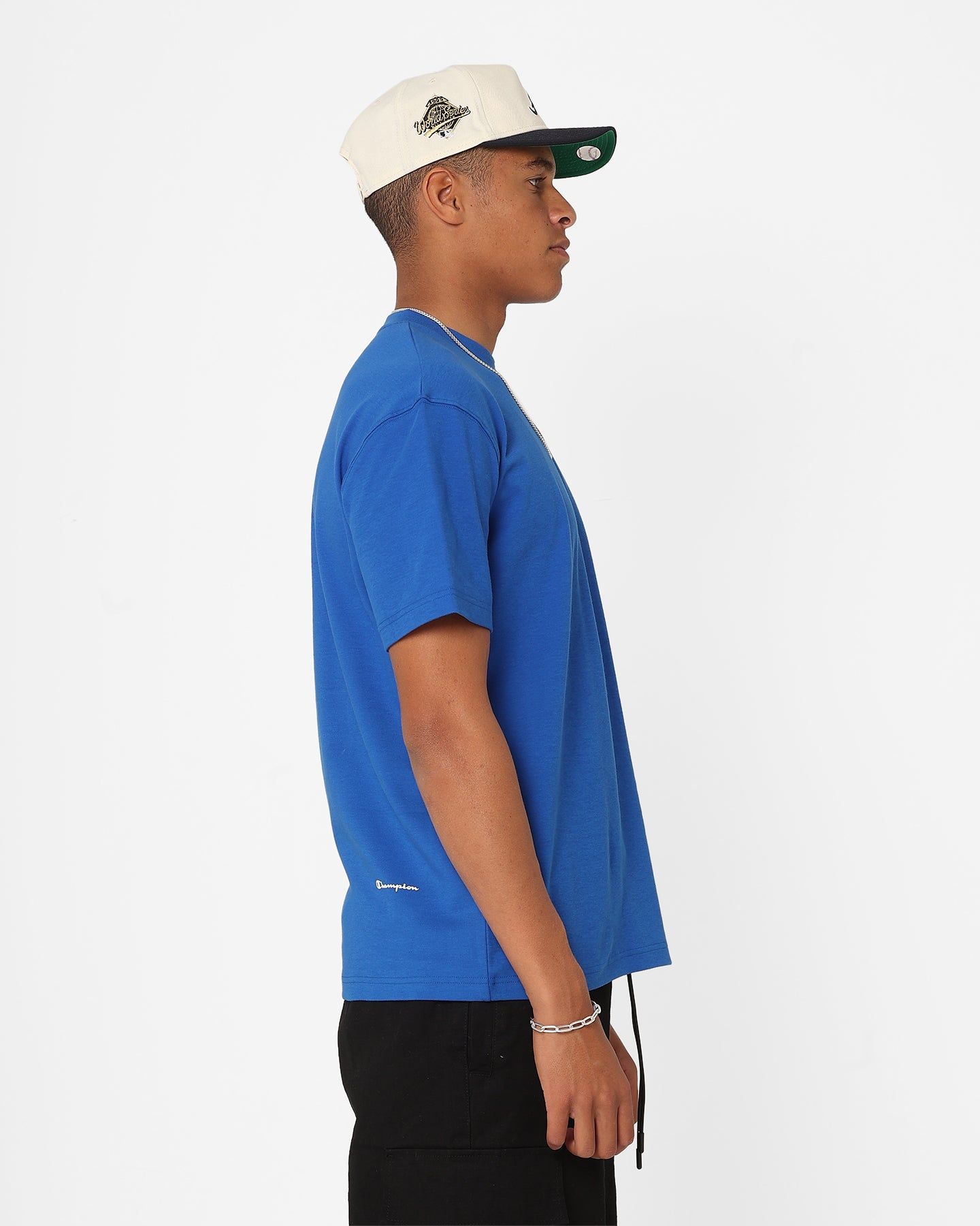 Champion Rochester Base T-Shirt Blue Believer sold by Culture Kings product image thumbnail 5