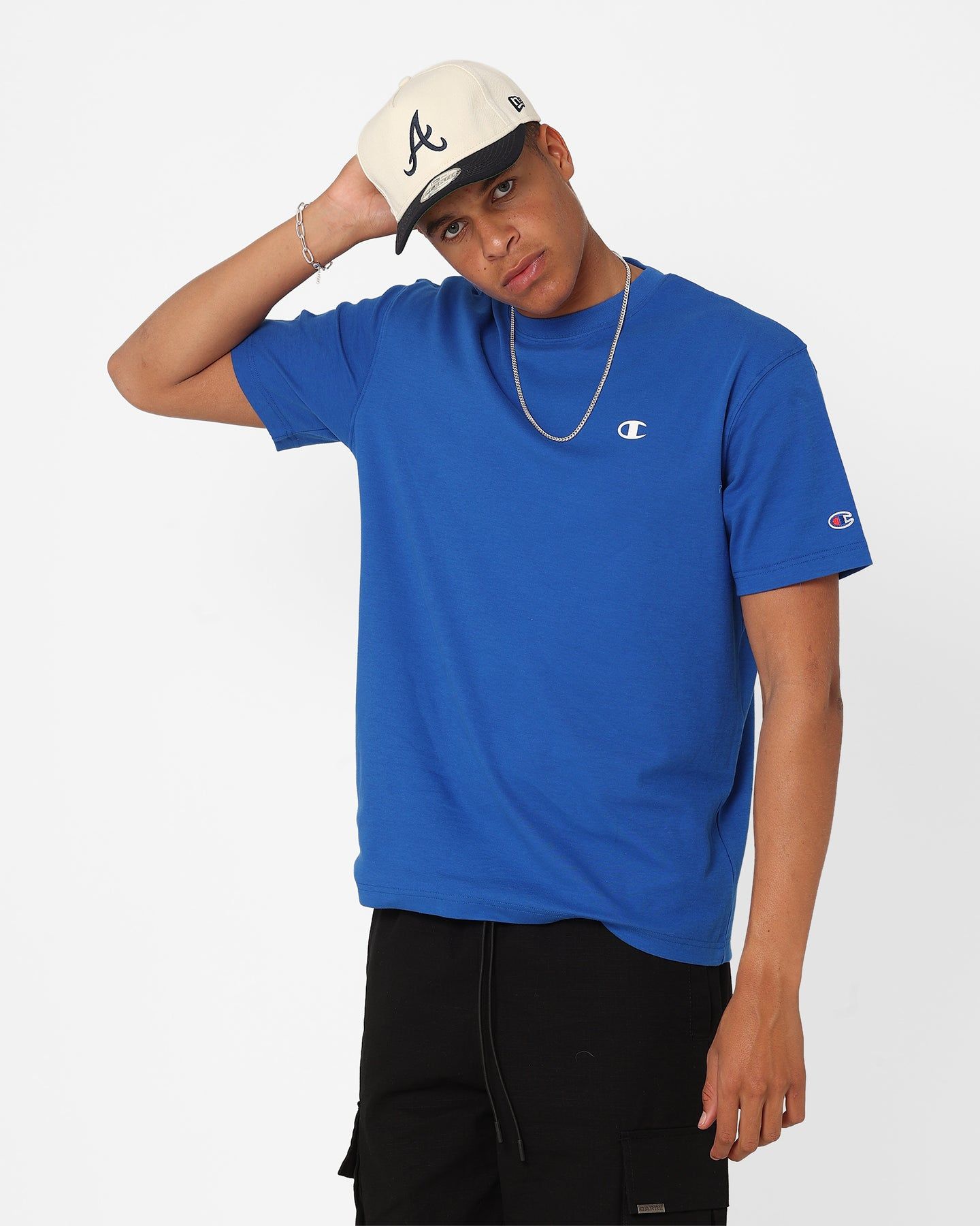 Champion Rochester Base T-Shirt Blue Believer sold by Culture Kings