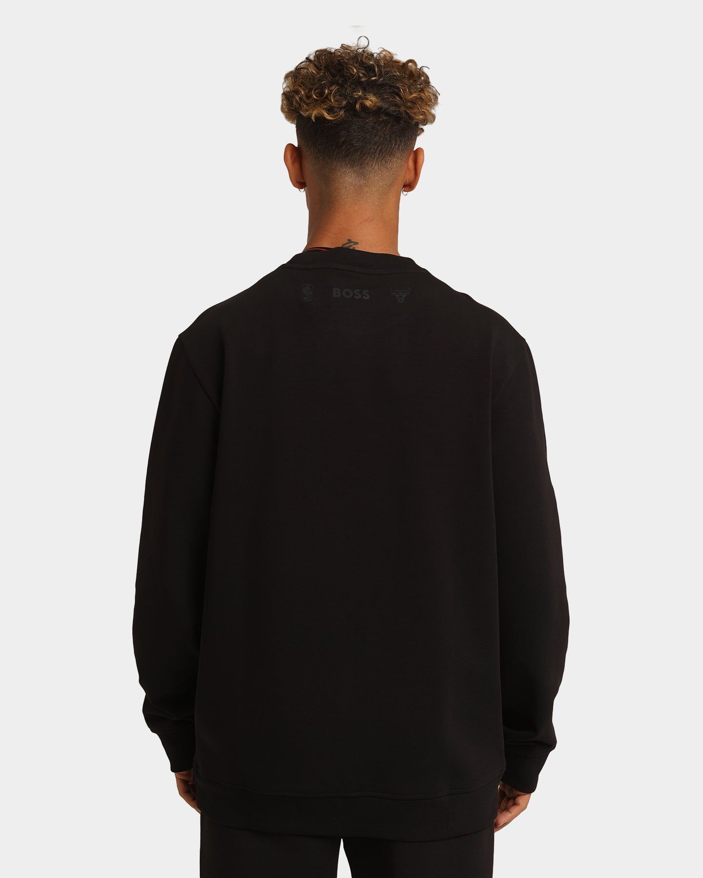 Hugo Boss Hugo Boss X NBA Basic Chicago Bulls Crewneck Sweatshirt Black sold by Culture Kings product image thumbnail 4