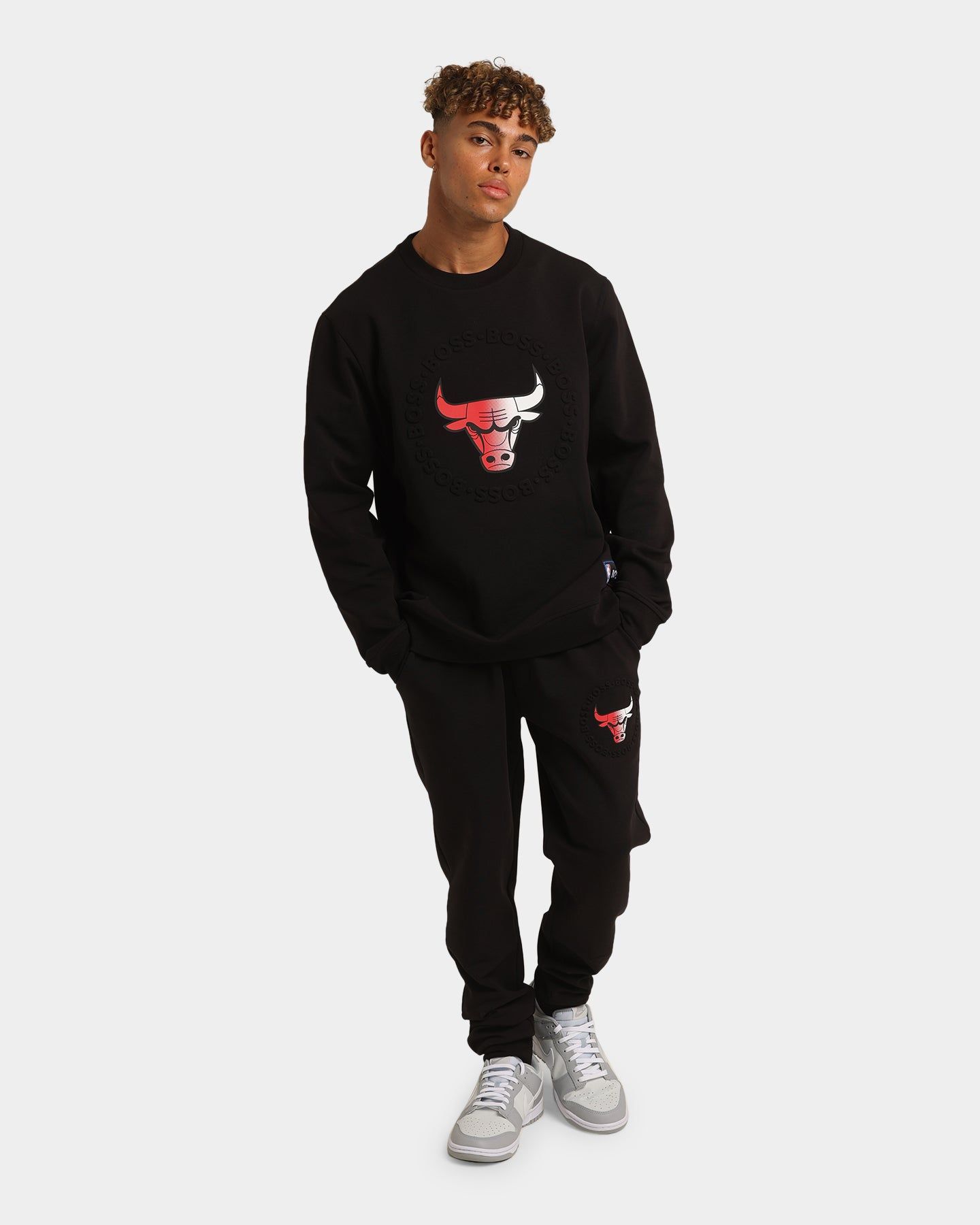 Hugo Boss Hugo Boss X NBA Basic Chicago Bulls Crewneck Sweatshirt Black sold by Culture Kings product image thumbnail 2