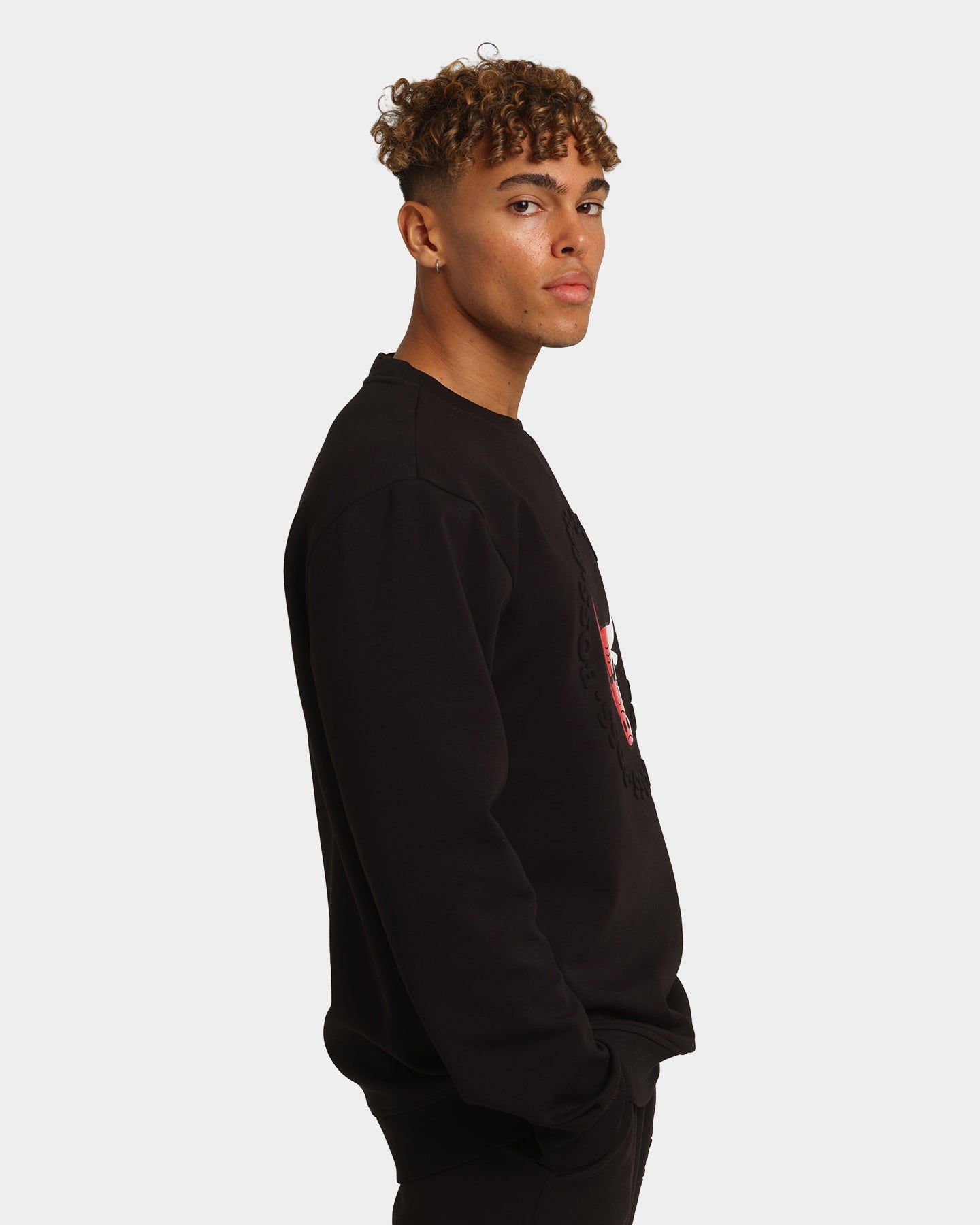 Hugo Boss Hugo Boss X NBA Basic Chicago Bulls Crewneck Sweatshirt Black sold by Culture Kings product image thumbnail 5