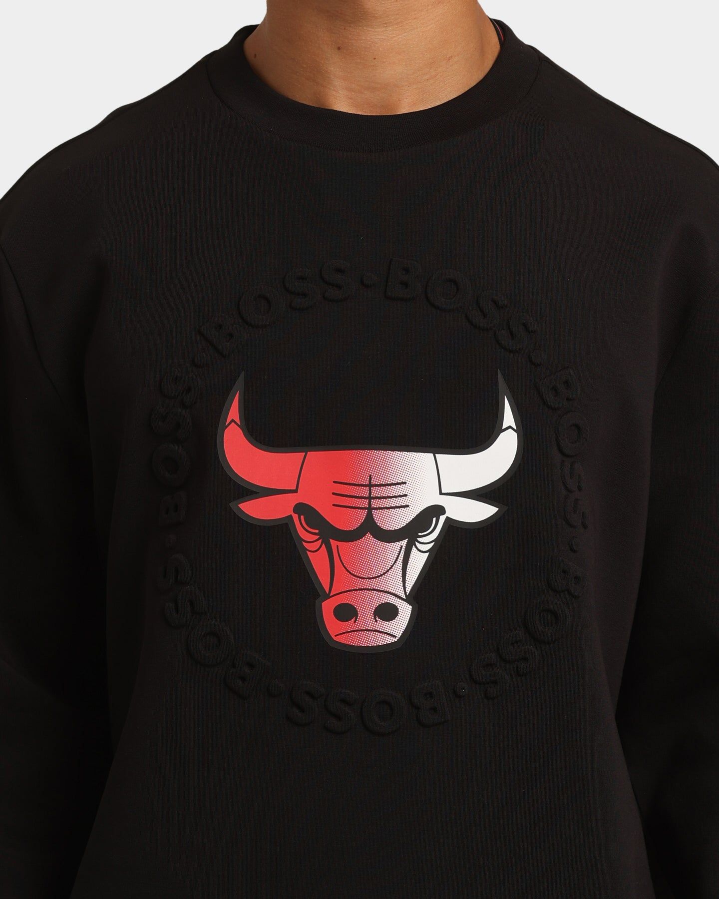 Hugo Boss Hugo Boss X NBA Basic Chicago Bulls Crewneck Sweatshirt Black sold by Culture Kings product image thumbnail 3
