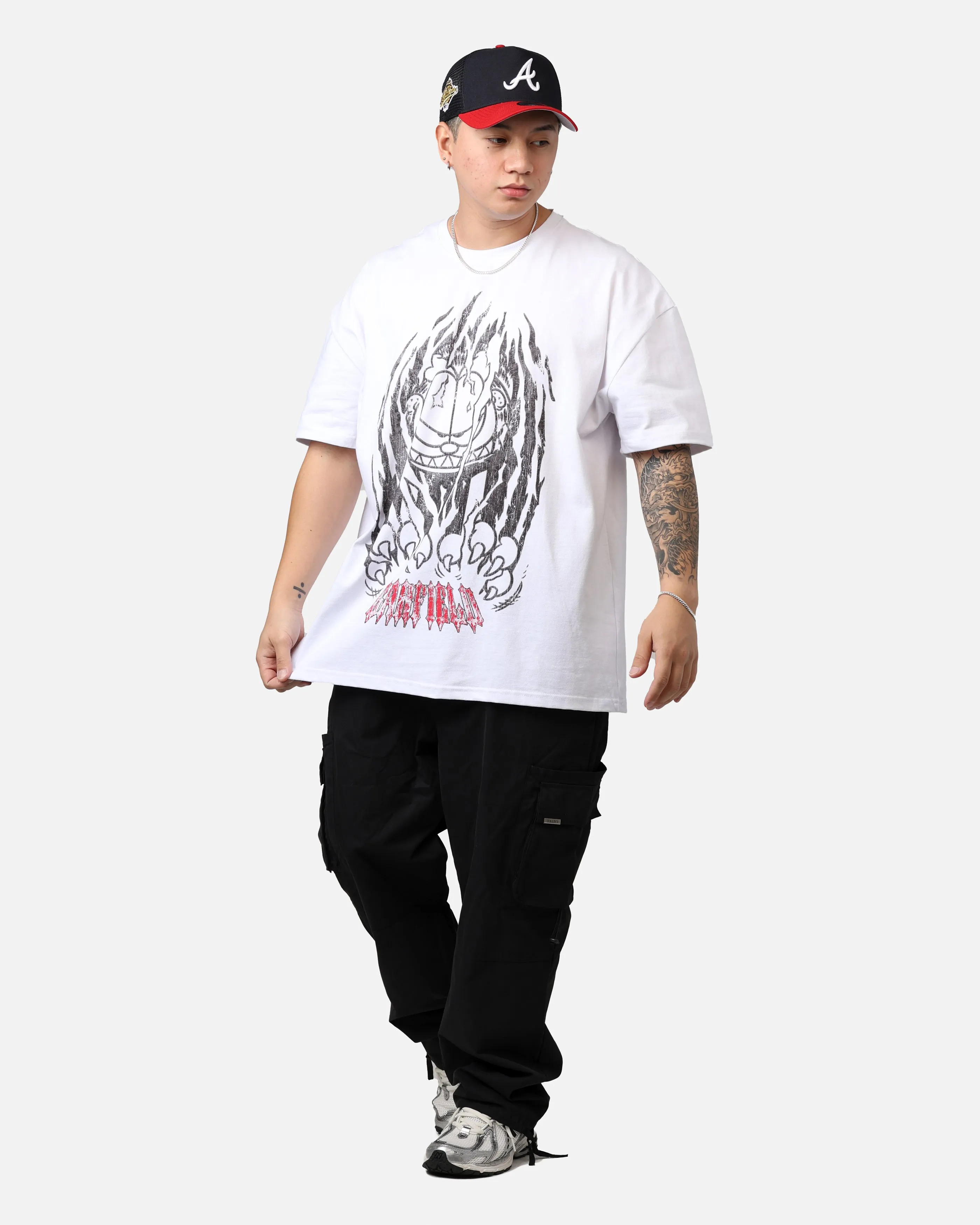 Vintage Goat Crew X Garfield Claws T-Shirt White sold by Culture Kings product image thumbnail 3