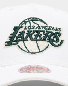 Mitchell & Ness Los Angeles Lakers 'State Of Mind' Snapback Vintage White sold by Culture Kings