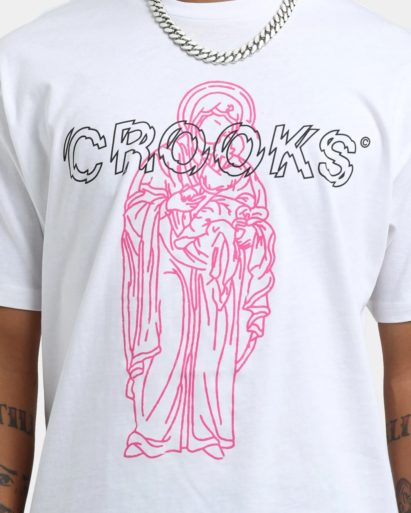 Crooks & Castles Hyper Current T-Shirt White sold by Culture Kings product image thumbnail 3