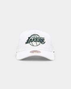 Mitchell & Ness Los Angeles Lakers 'State Of Mind' Snapback Vintage White sold by Culture Kings