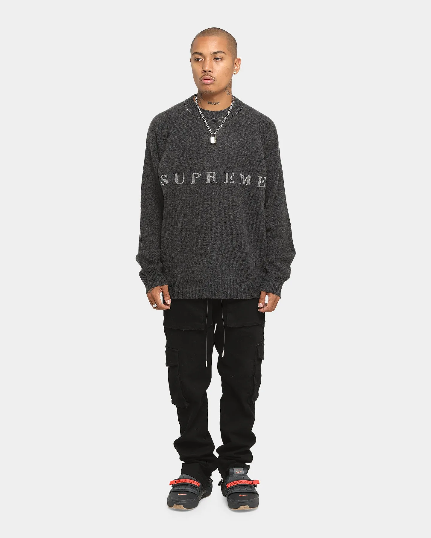 Supreme Stone Washed Sweater Black sold by Culture Kings product image thumbnail 2