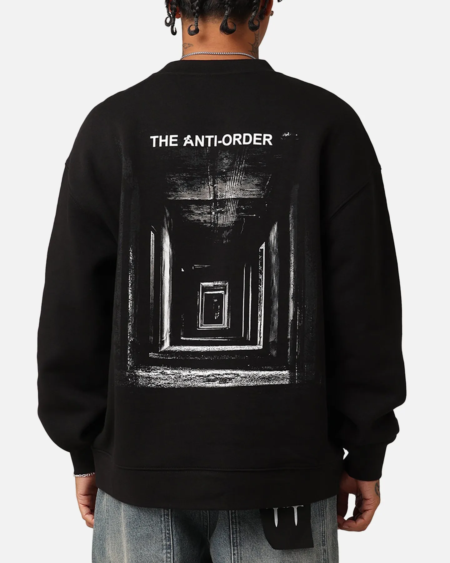The Anti Order Endless Egress Crewneck Black sold by Culture Kings product image thumbnail 3