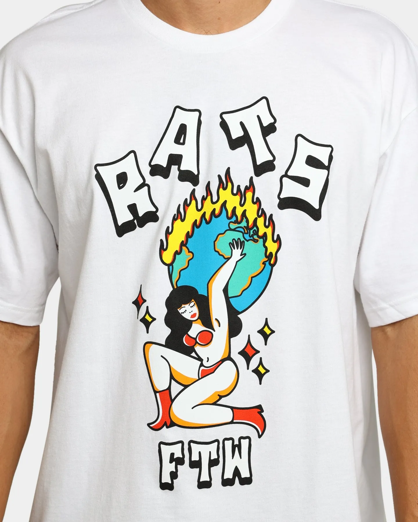 Rats Get Fat FTW T-Shirt White sold by Culture Kings product image thumbnail 3