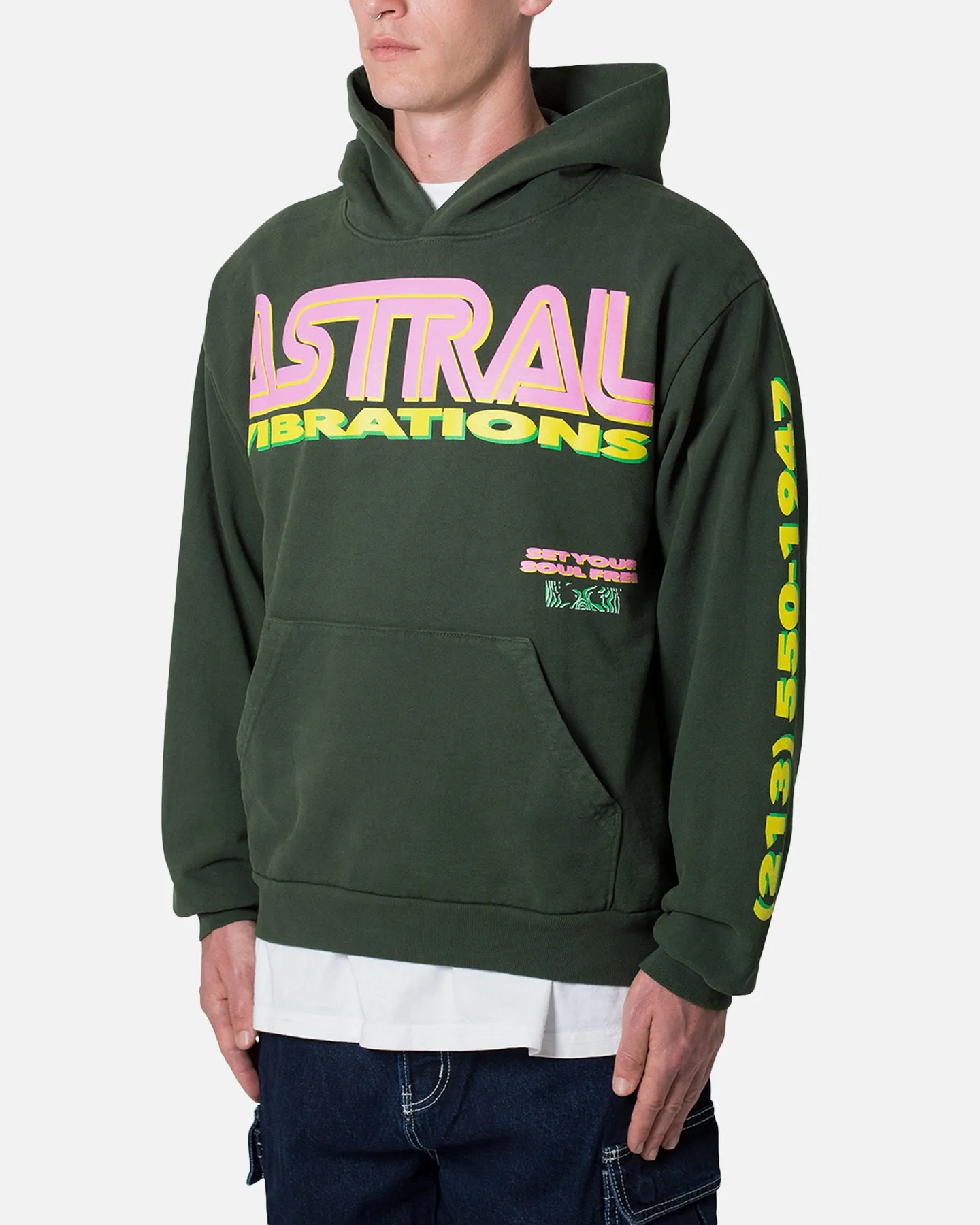 MNML Astral Vibrations Hoodie Ivy sold by Culture Kings product image thumbnail 2