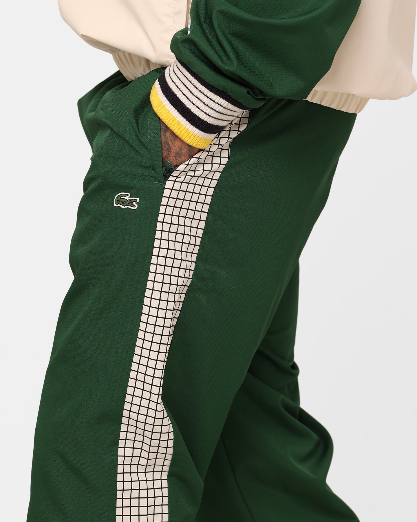 Lacoste Neo Heritage Side Check Track Pants Green sold by Culture Kings product image thumbnail 4