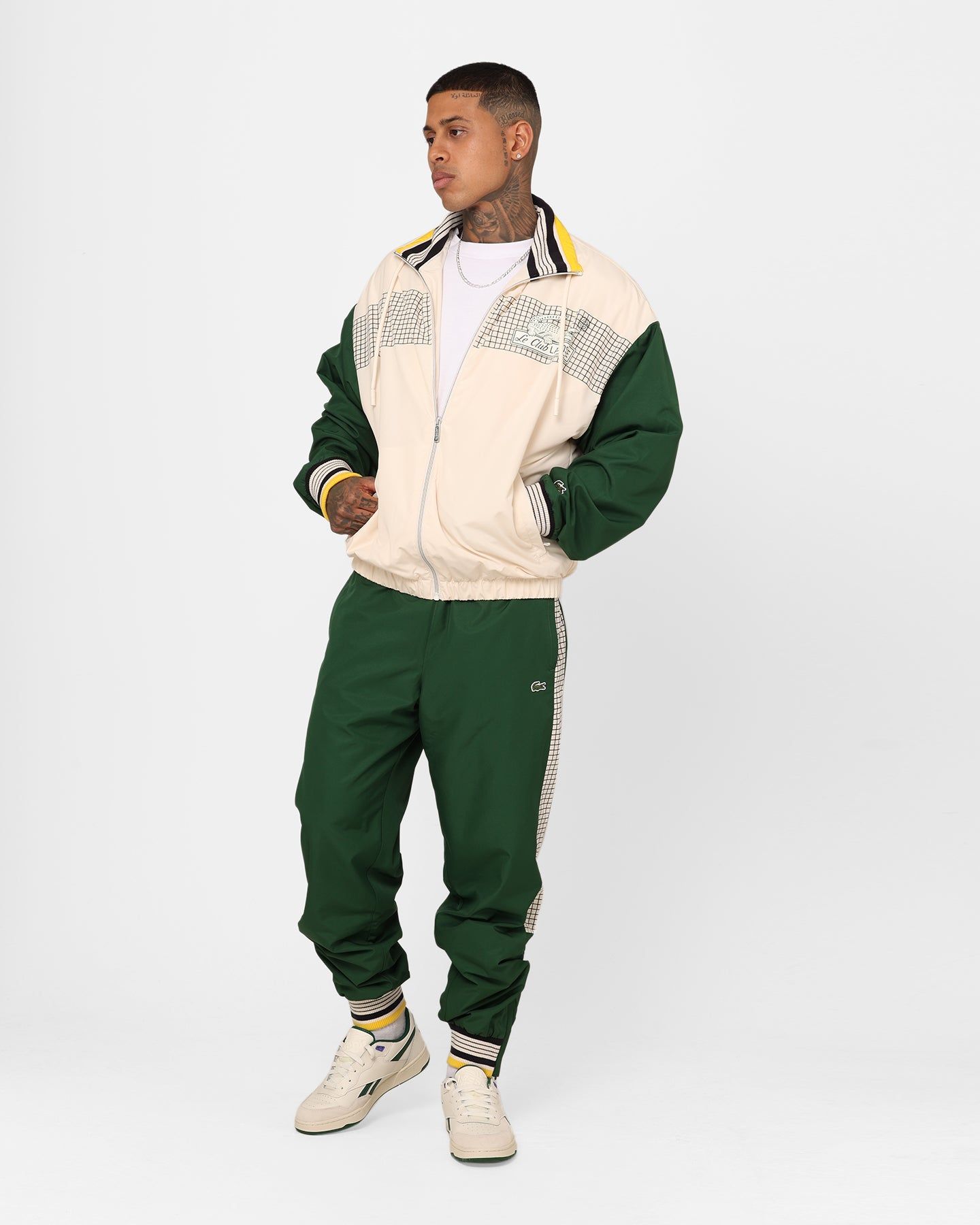Lacoste Neo Heritage Side Check Track Pants Green sold by Culture Kings product image thumbnail 2