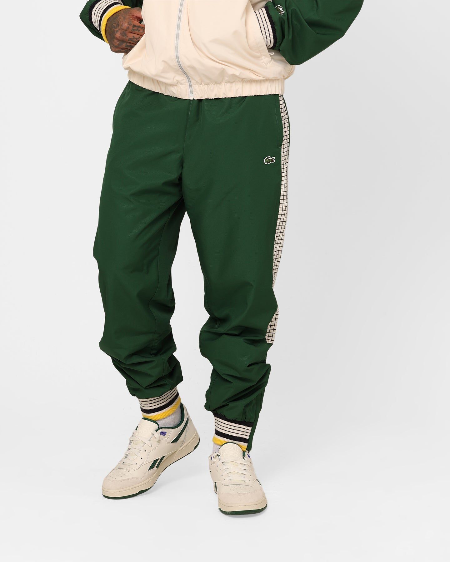 Lacoste Neo Heritage Side Check Track Pants Green sold by Culture Kings