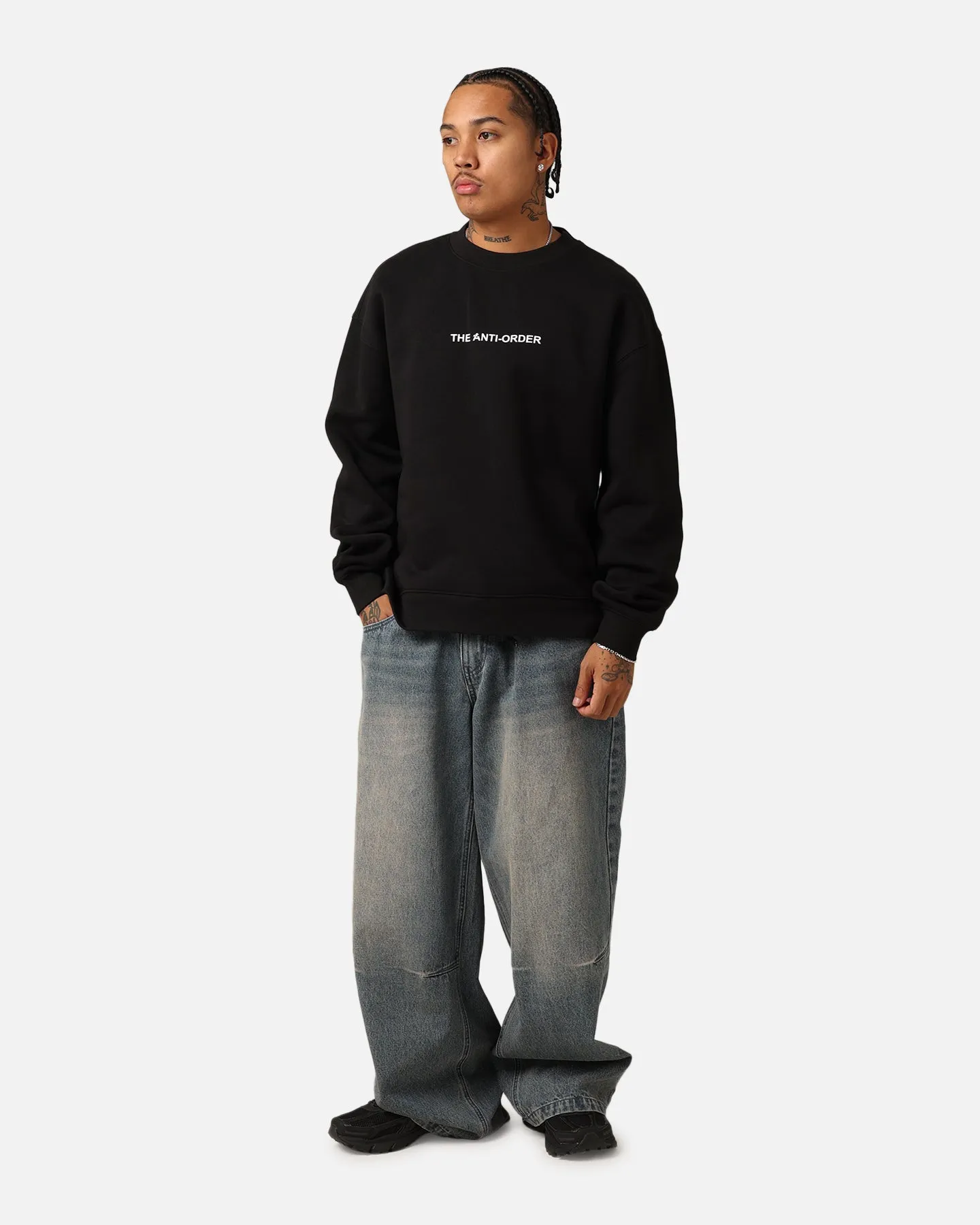 The Anti Order Endless Egress Crewneck Black sold by Culture Kings product image thumbnail 2