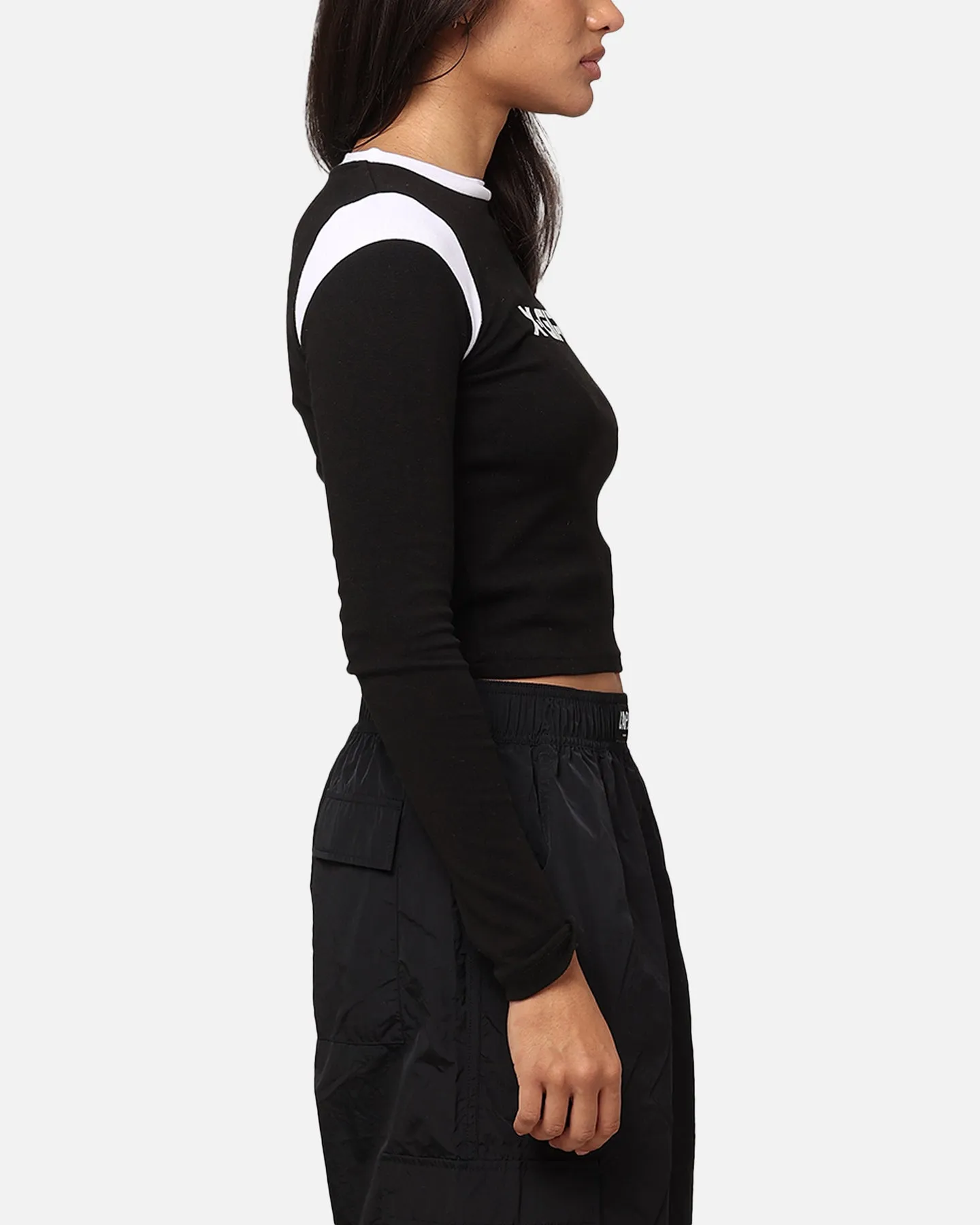 X-Girl Women's Future Long Sleeve T-Shirt Black sold by Culture Kings product image thumbnail 4