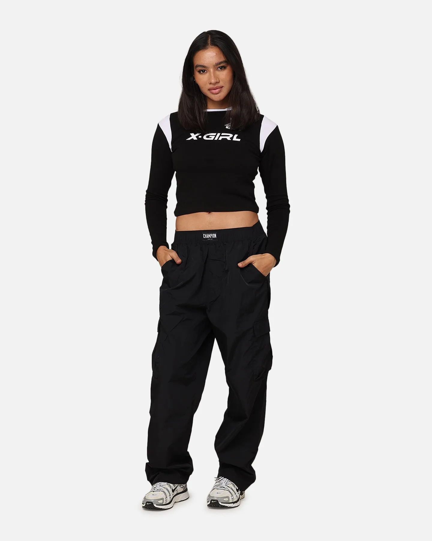 X-Girl Women's Future Long Sleeve T-Shirt Black sold by Culture Kings product image thumbnail 2