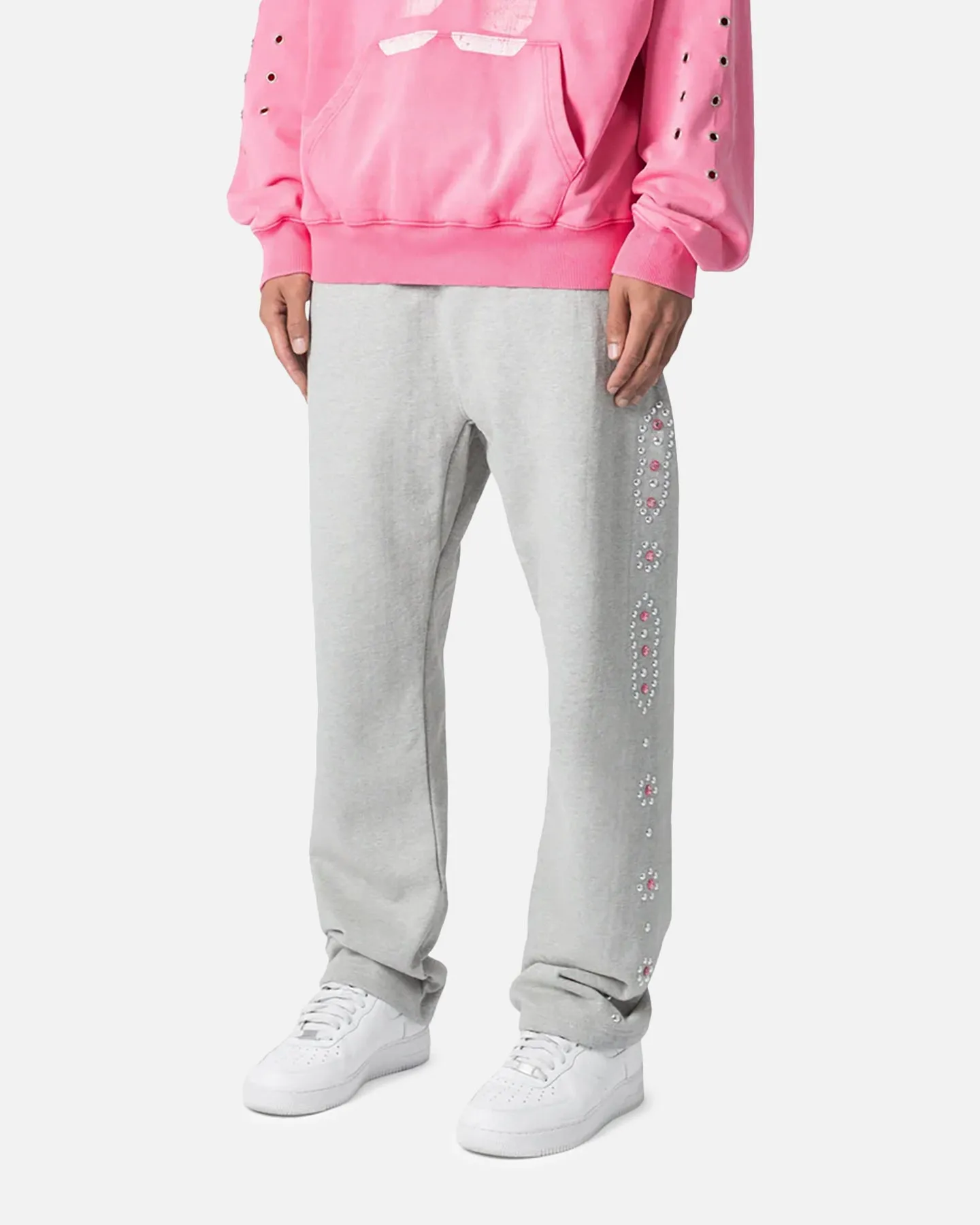 MNML West Studded Baggy Sweatpants Grey sold by Culture Kings product image thumbnail 2