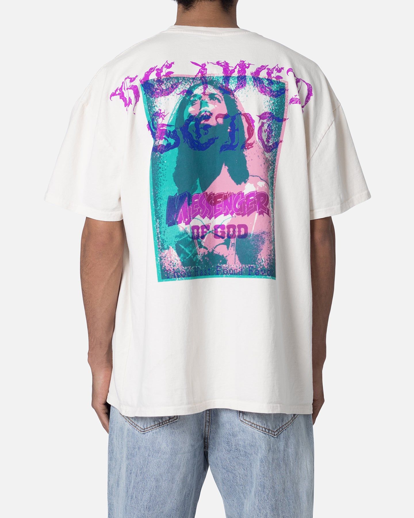 MNML Heaven Sent T-Shirt Off White sold by Culture Kings product image thumbnail 4