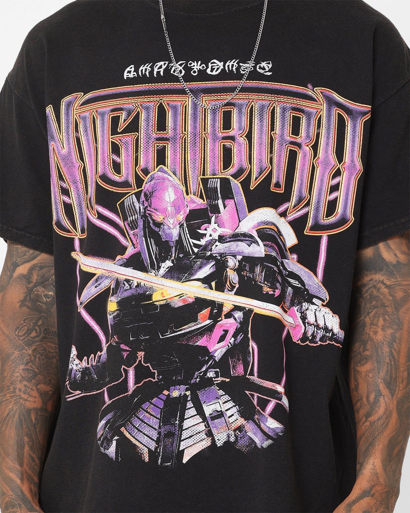Goat Crew X Transformers Nightbird Vintage T-Shirt Black Wash sold by Culture Kings product image thumbnail 3