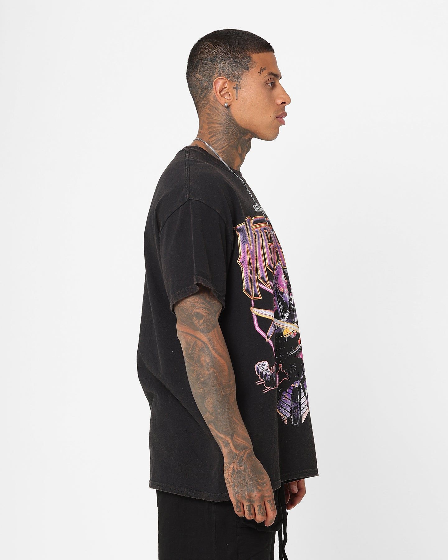 Goat Crew X Transformers Nightbird Vintage T-Shirt Black Wash sold by Culture Kings product image thumbnail 5