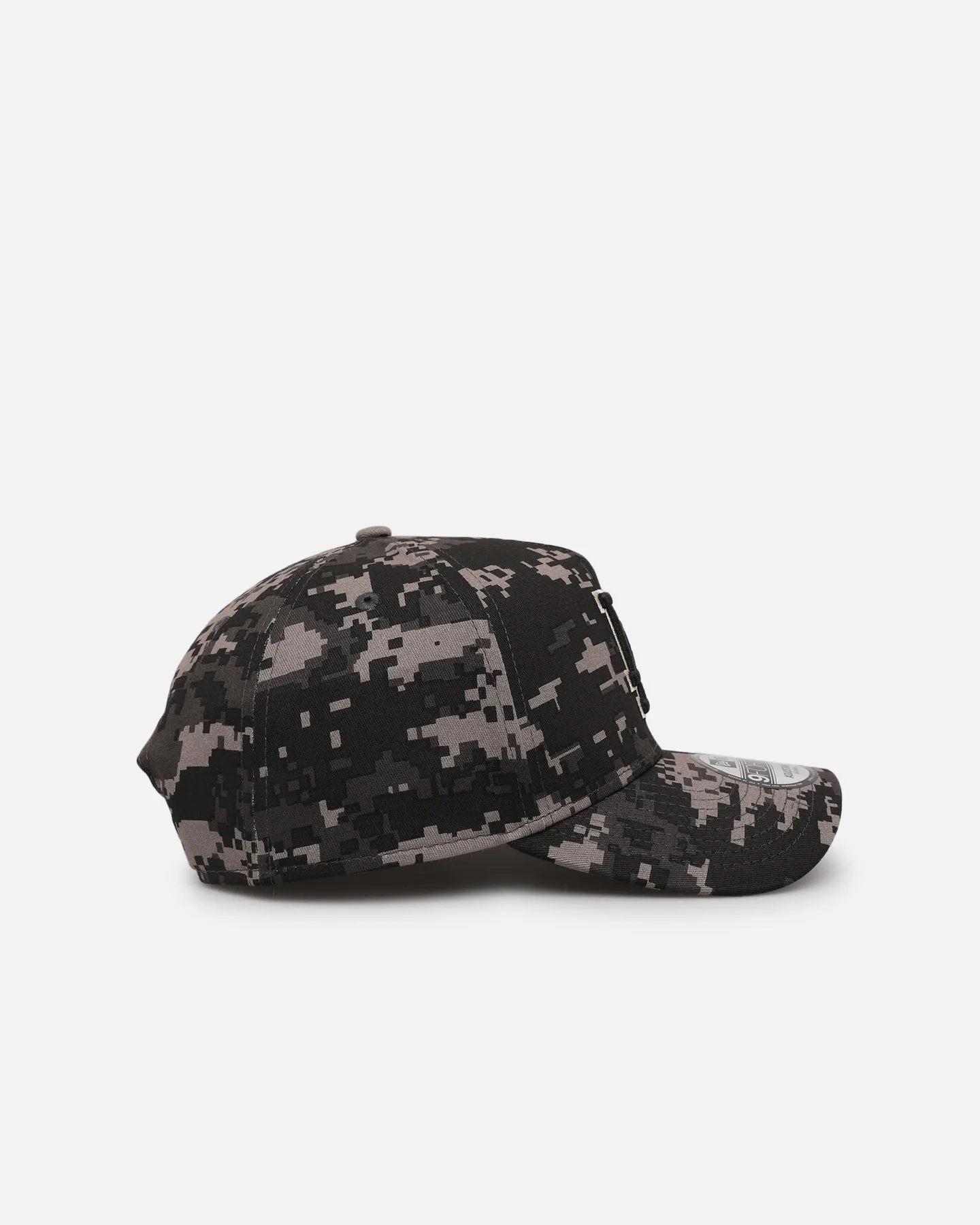 New Era Los Angeles Dodgers 'Black Digi Camo' 9FORTY A-Frame Snapback Black/Grey sold by Culture Kings product image thumbnail 3
