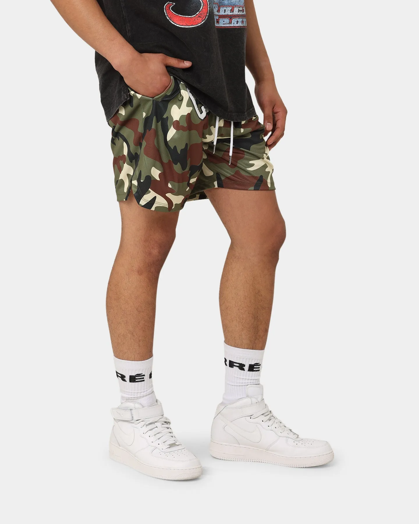 Carre C-Class Basketball Shorts Woodland Camo sold by Culture Kings product image thumbnail 5