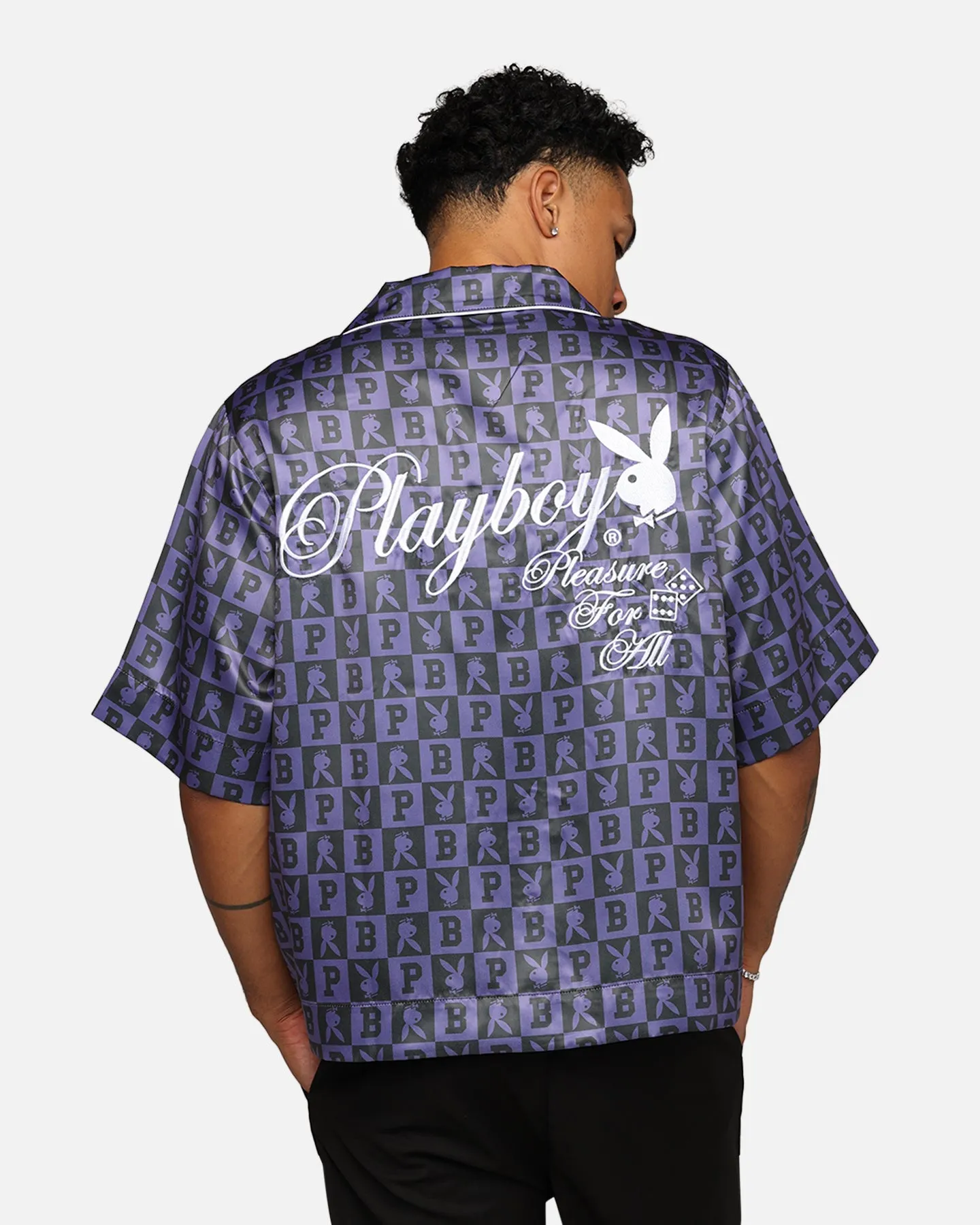 Playboy By Culture Kings Mechanic Shirt Black/Purple sold by Culture Kings