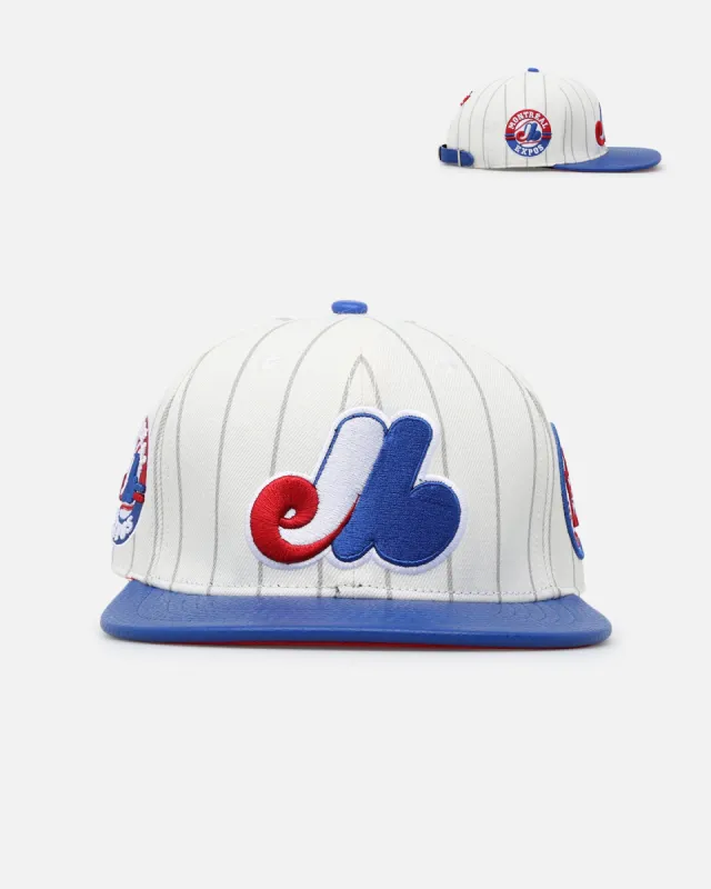 Pro Standard Montreal Expos Classic Logo Wool Strapback Eggshell/Yellow sold by Culture Kings