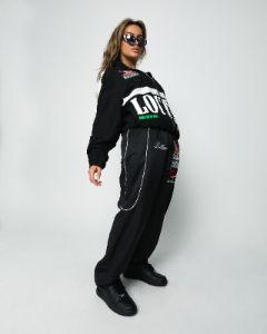 Loiter Speedway Track Pants Black sold by Culture Kings