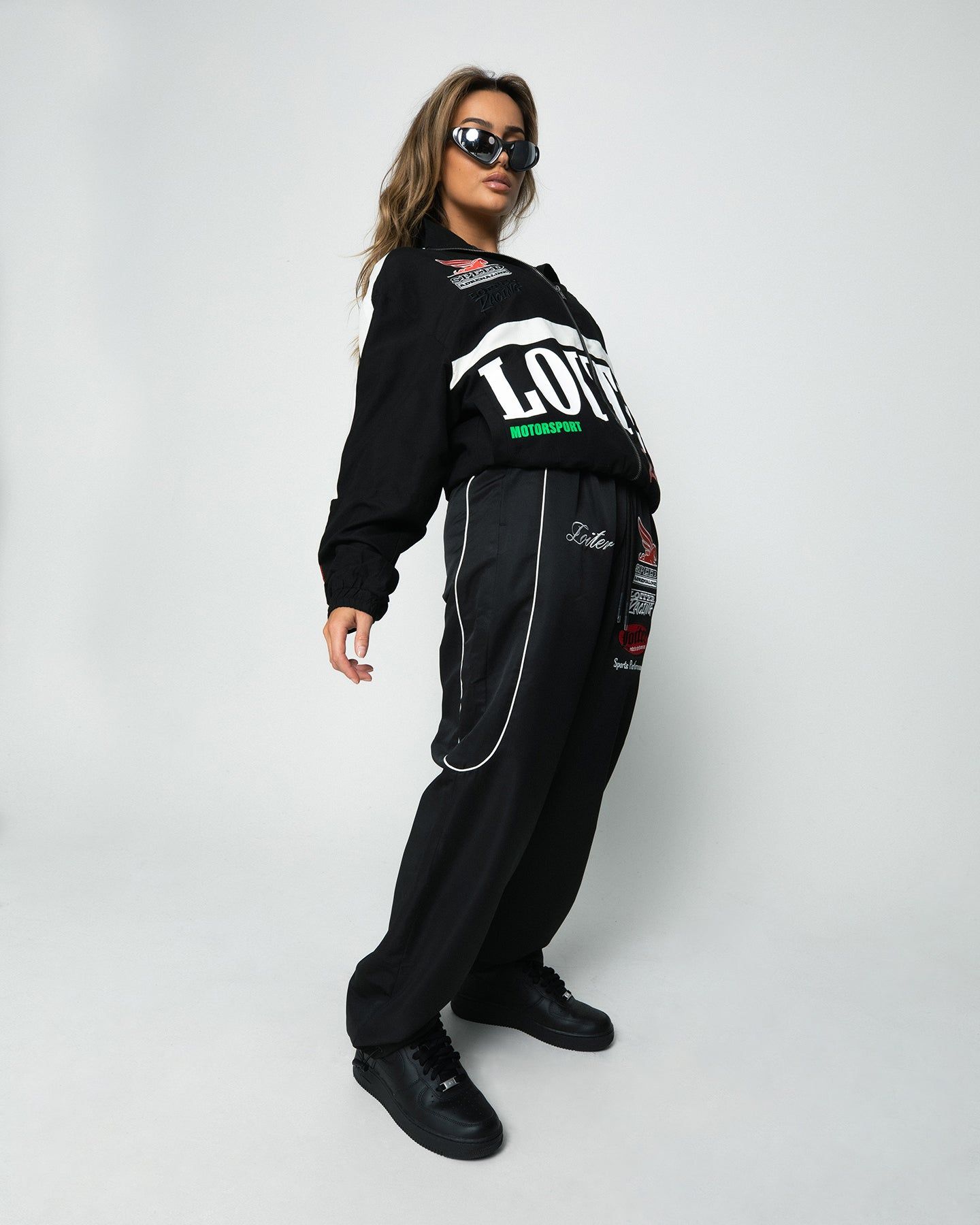 Loiter Speedway Track Pants Black sold by Culture Kings product image thumbnail 4