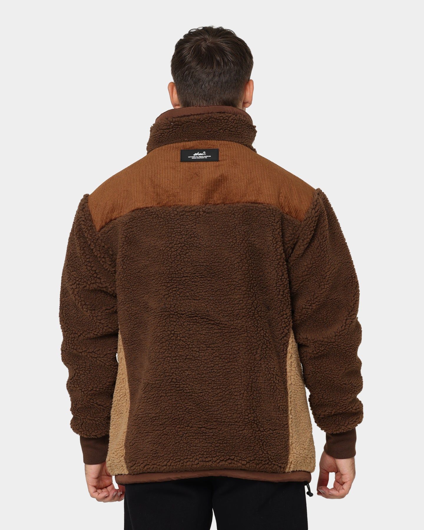 WNDRR Edwards Sherpa Jacket Brown/Tan sold by Culture Kings product image thumbnail 4