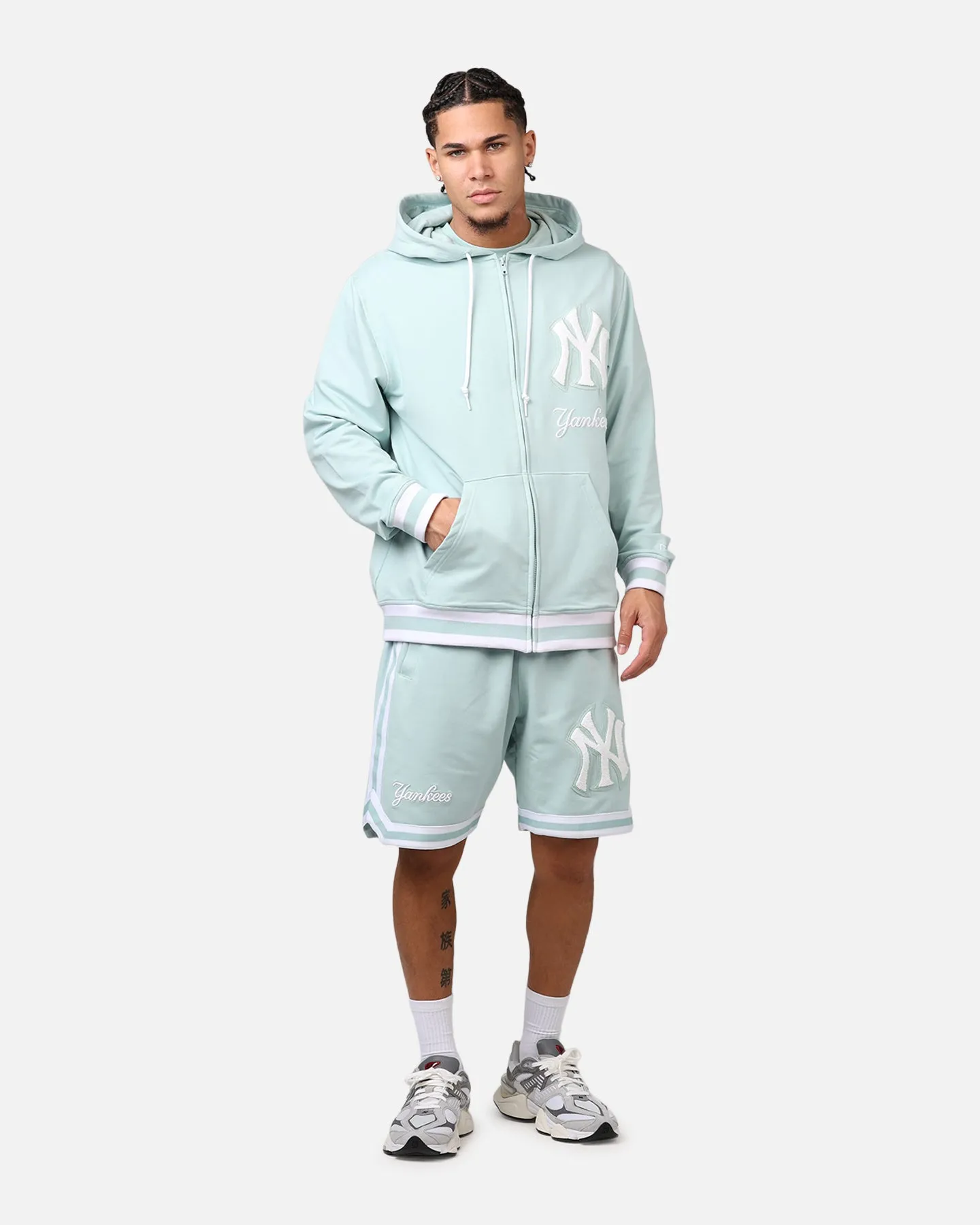 New Era New York Yankees 'Logo Select Mint' Full Zip Hoodie Mint/White sold by Culture Kings product image thumbnail 3